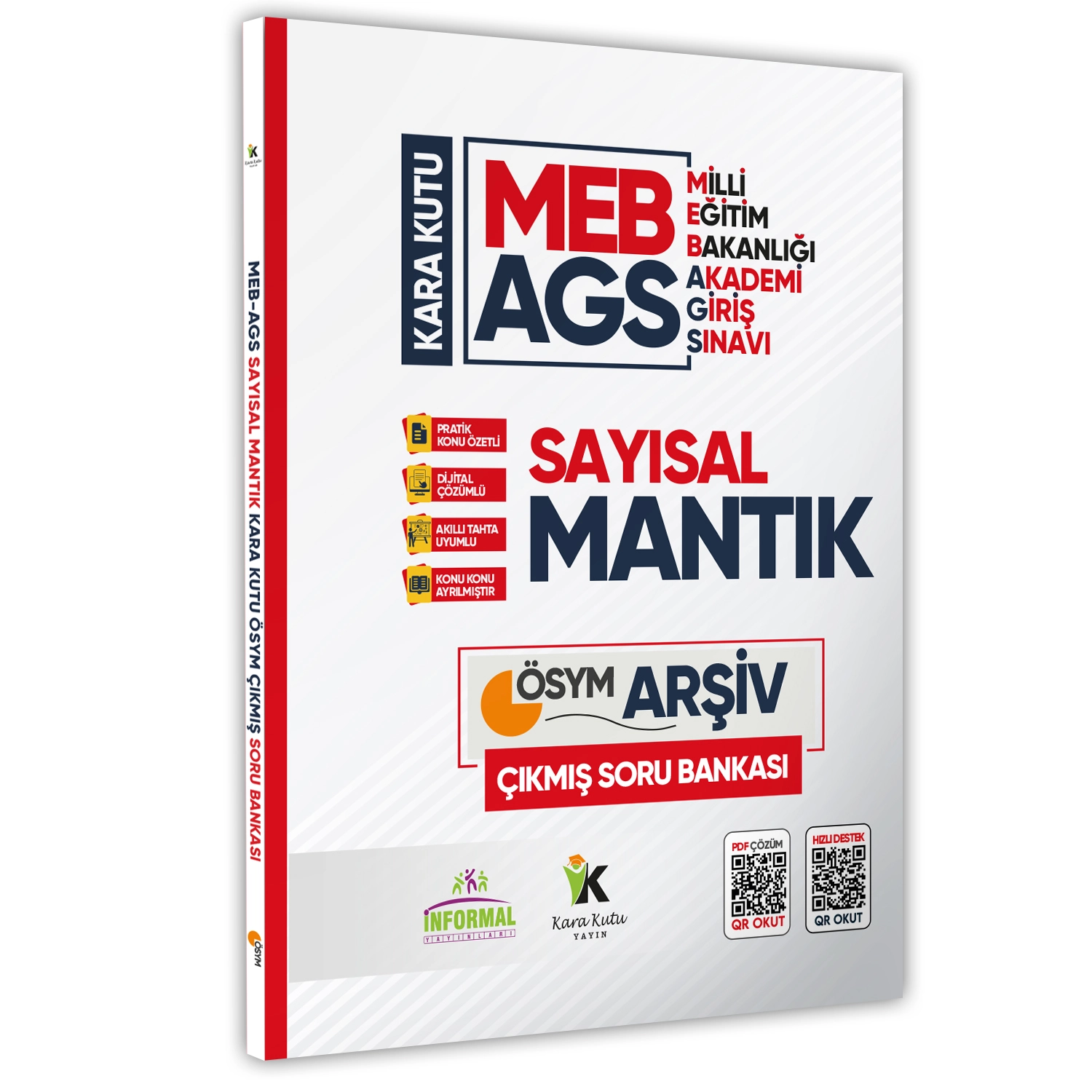 MEB AGS Sayısal ve Sözel Mantık Kara Kutu En Kapsamlı ÖSYM Çıkmış Soru Bankası Konu Özetli Çözümlü