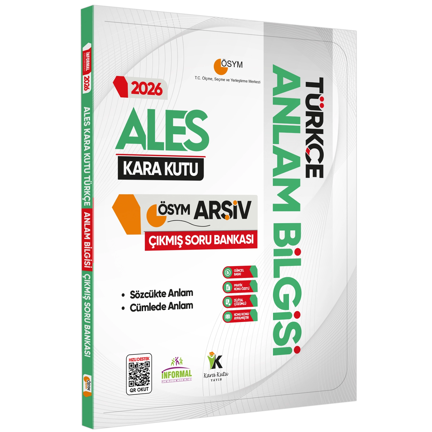 2026 ALESin Kara Kutusu ÖSYM ARŞİV Çıkmış Soru Bankası ALTIN PAKET Konu Özetli Dijital Çözümlü