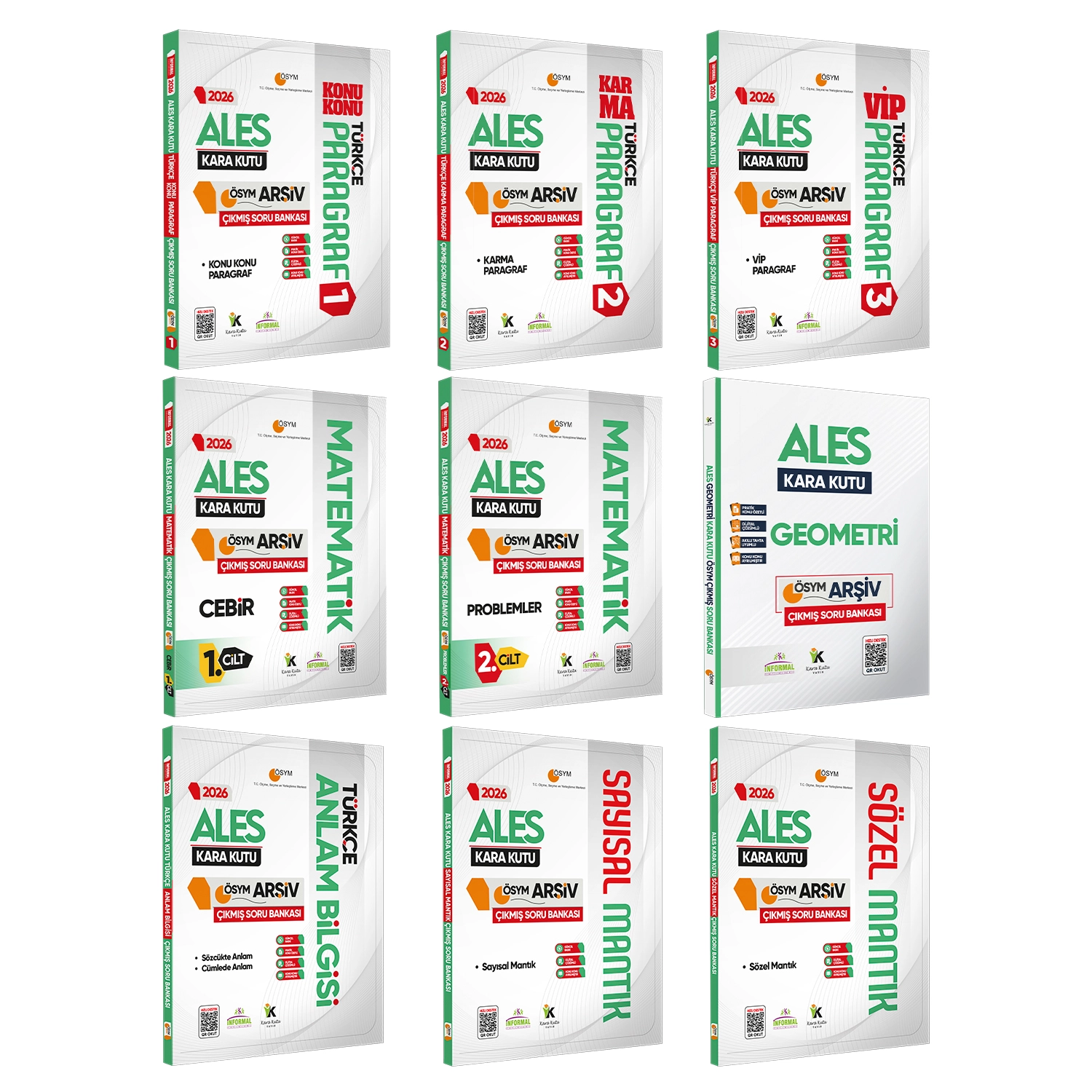 2026 ALESin Kara Kutusu ÖSYM ARŞİV Çıkmış Soru Bankası ALTIN PAKET Konu Özetli Dijital Çözümlü