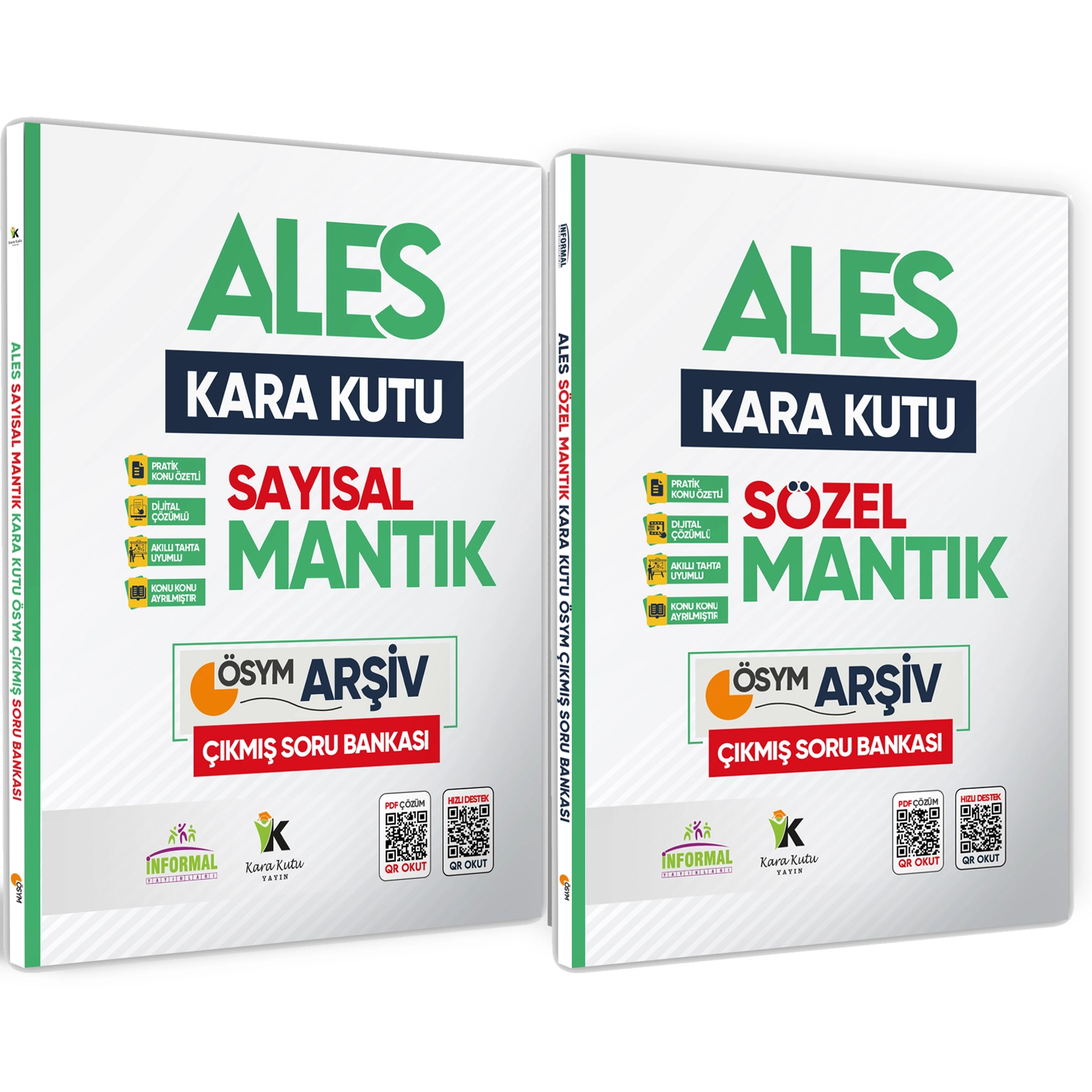 ALES Sayısal VE Sözel Mantık Kara Kutu Konu Özetli Tamamı Dijital Çözümlü Soru Bankası