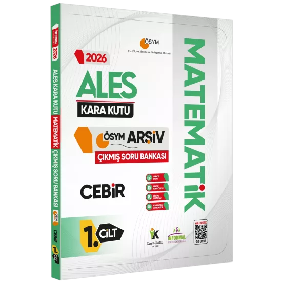 2026 ALES Kara Kutu Matematik 1.-2.Cilt ve Geometri 3lü ÖSYM Çıkmış Soru Bankası Konu Özetli Çözümlü