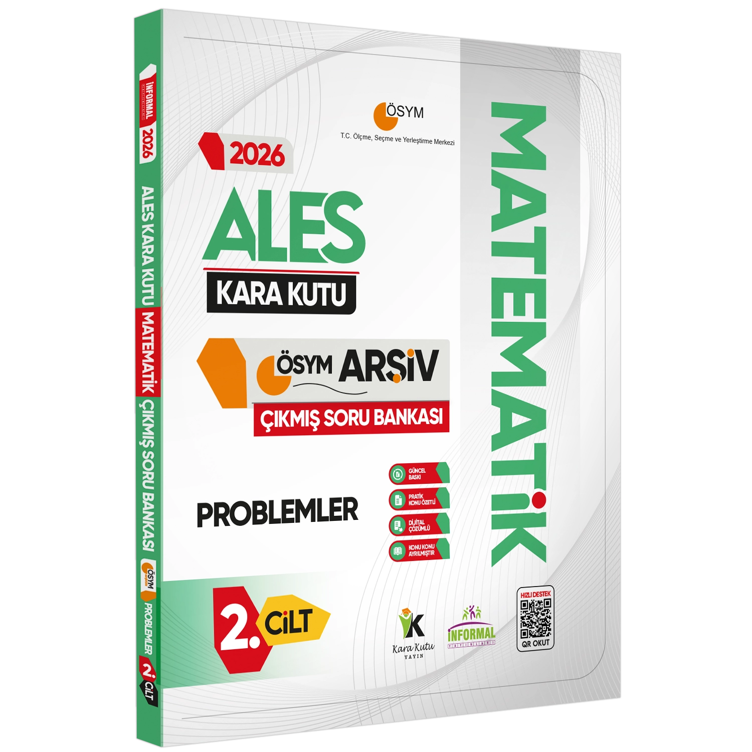 2026 ALES Kara Kutu ÖSYM Çıkmış Soru Bankası SAYISAL 4lü ALTIN SET Konu Özetli Dijital Çözümlü