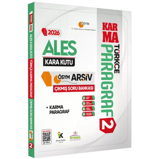 2026 ALES Türkçe Kara Kutusu Paragraf 3lü ALTIN SET ÖSYM Çıkmış Soru Bankası Konu Özetli Çözümlü