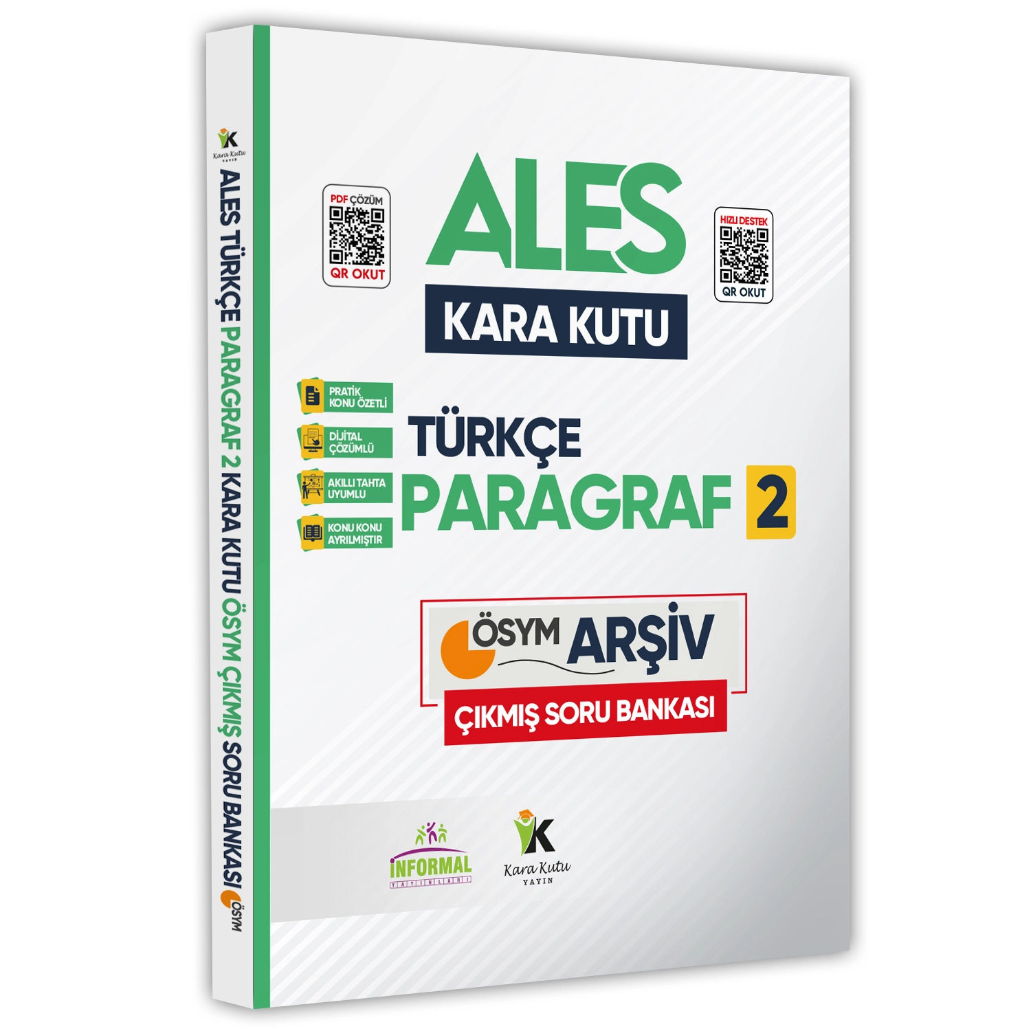 ALES Kara Kutu TÜRKÇE 4lü SET Konu Özetli Çözümlü ÖSYM ARŞİV Çıkmış Soru Bankası