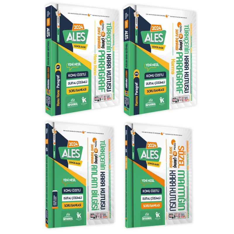 ALESİN Kara Kutusu SÖZEL SET Konu Özetli Çözümlü ÖSYM ARŞİV Çıkmış Soru Bankası