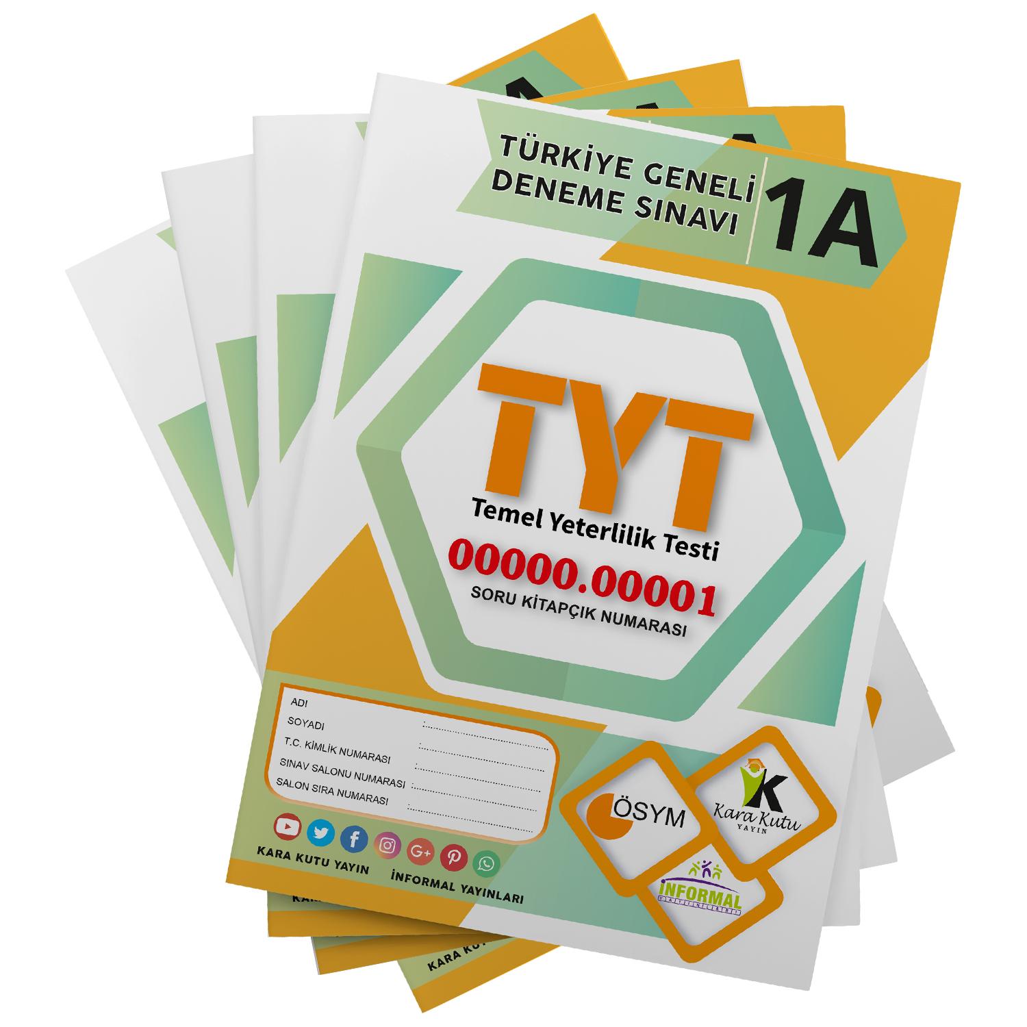 2026 TYT Analitik Deneme Paketi Dört 4lük Türkiye Geneli Değerlendirmeli Özgün Güncel Deneme Sınavı