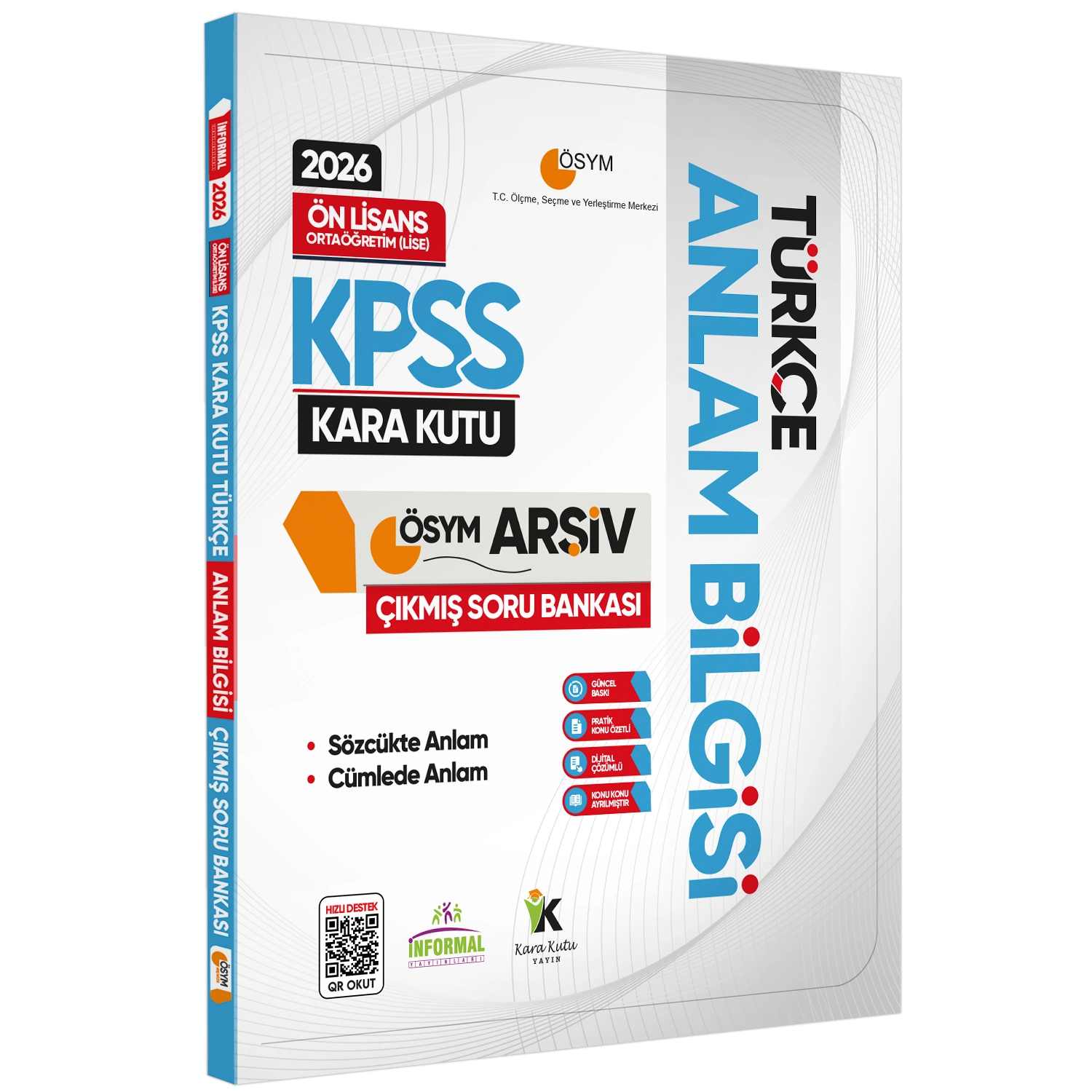 2026 KPSS Önlisans GY-GK  AVANTAJ Set Kara Kutu ÖSYM Çıkmış Soru Bankası Konu Özetli Çözümlü