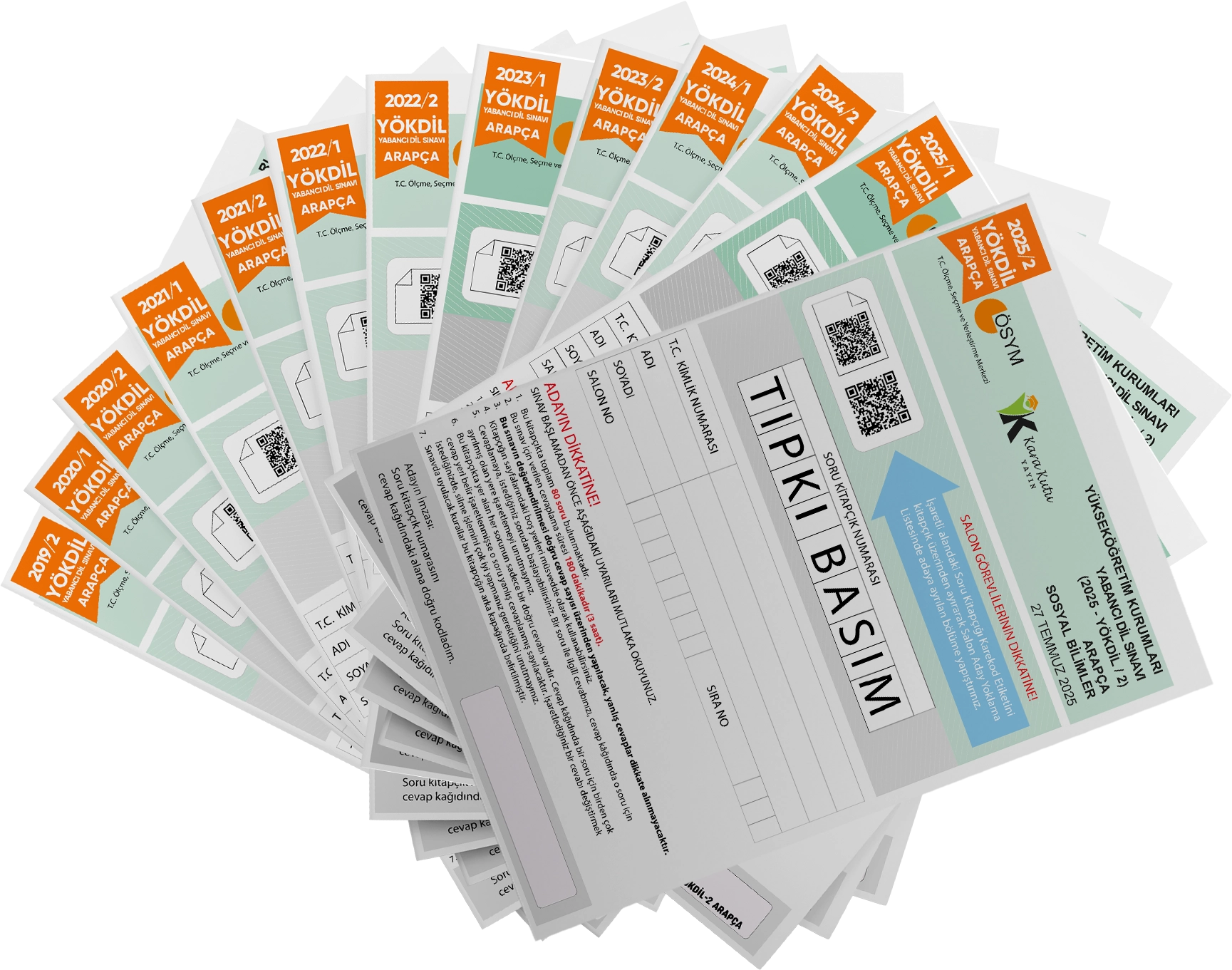 2026 YÖKDİL Arapça SOSYAL BİLİMLER ÖSYM Çıkmış Soru Tıpkı Basım 13lü Deneme Paketi Türkiye Geneli