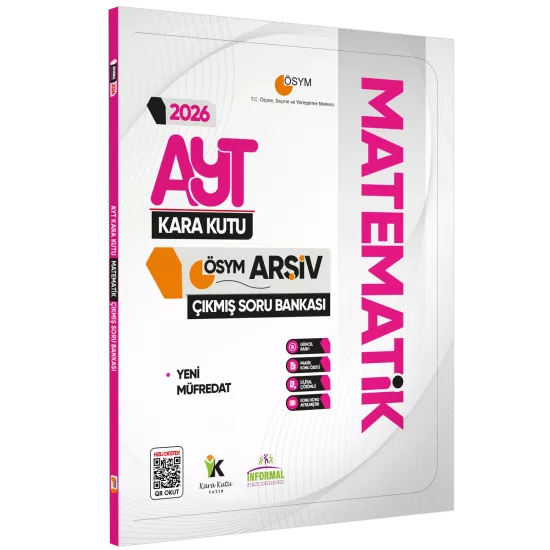 2026 YKS-TYT Matematik TEK Kitap ve AYT Matematik Kara Kutu ÖSYM Çıkmış Soru Bankası 2li Set Çözümlü