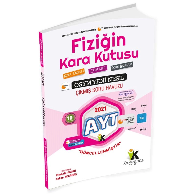 YKS-AYT FİZİK KARA KUTU KONU ÖZETLİ TAMAMI ÇÖZÜMLÜ SORU BANKASI