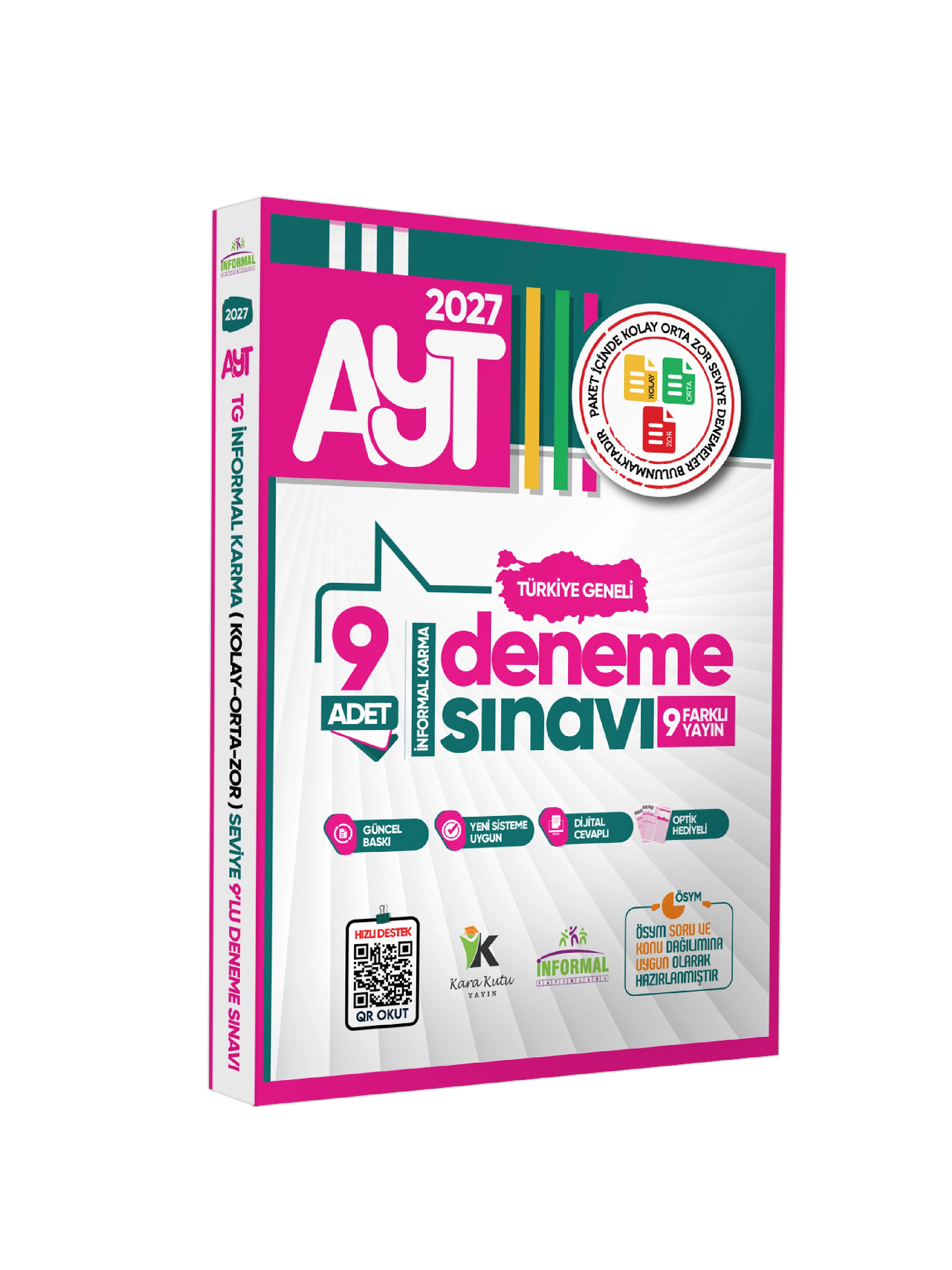 2027 YKS-AYT Ösym Çıkmış Soru 10lu Tıpkı Basım ve Kurumsal 9lu Özgün Paket Deneme Türkiye Geneli