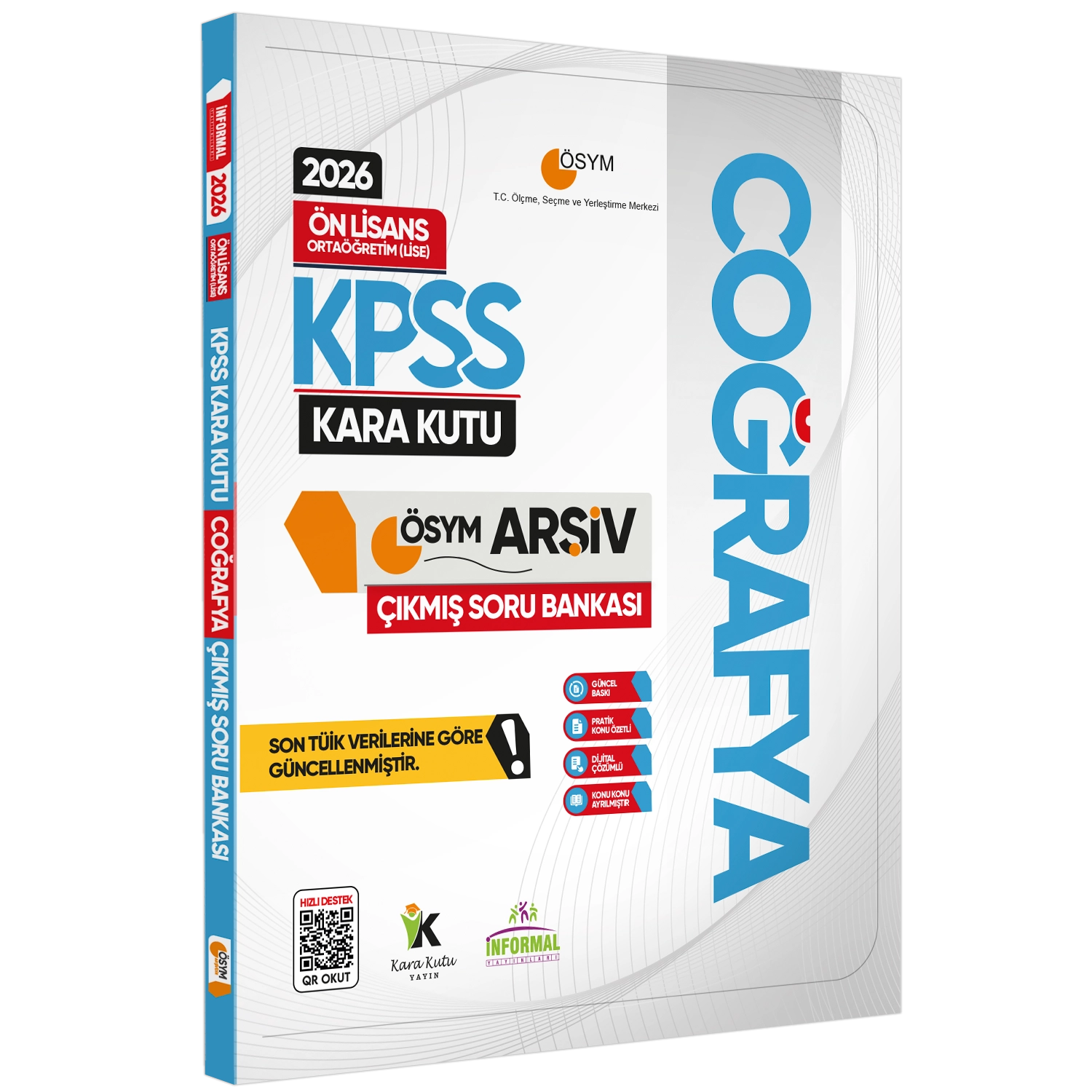 2026 KPSS Önlisans GK Kara Kutu TEKLİ KİTAP SET ÖSYM Çıkmış Soru Bankası Konu Özetli Dijital Çözümlü