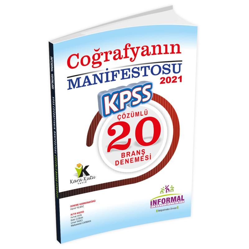 KPSS%20Lisans%20Coğrafyanın Manifestosu%2020li%20Çözümlü%20Branş%20Denemesi