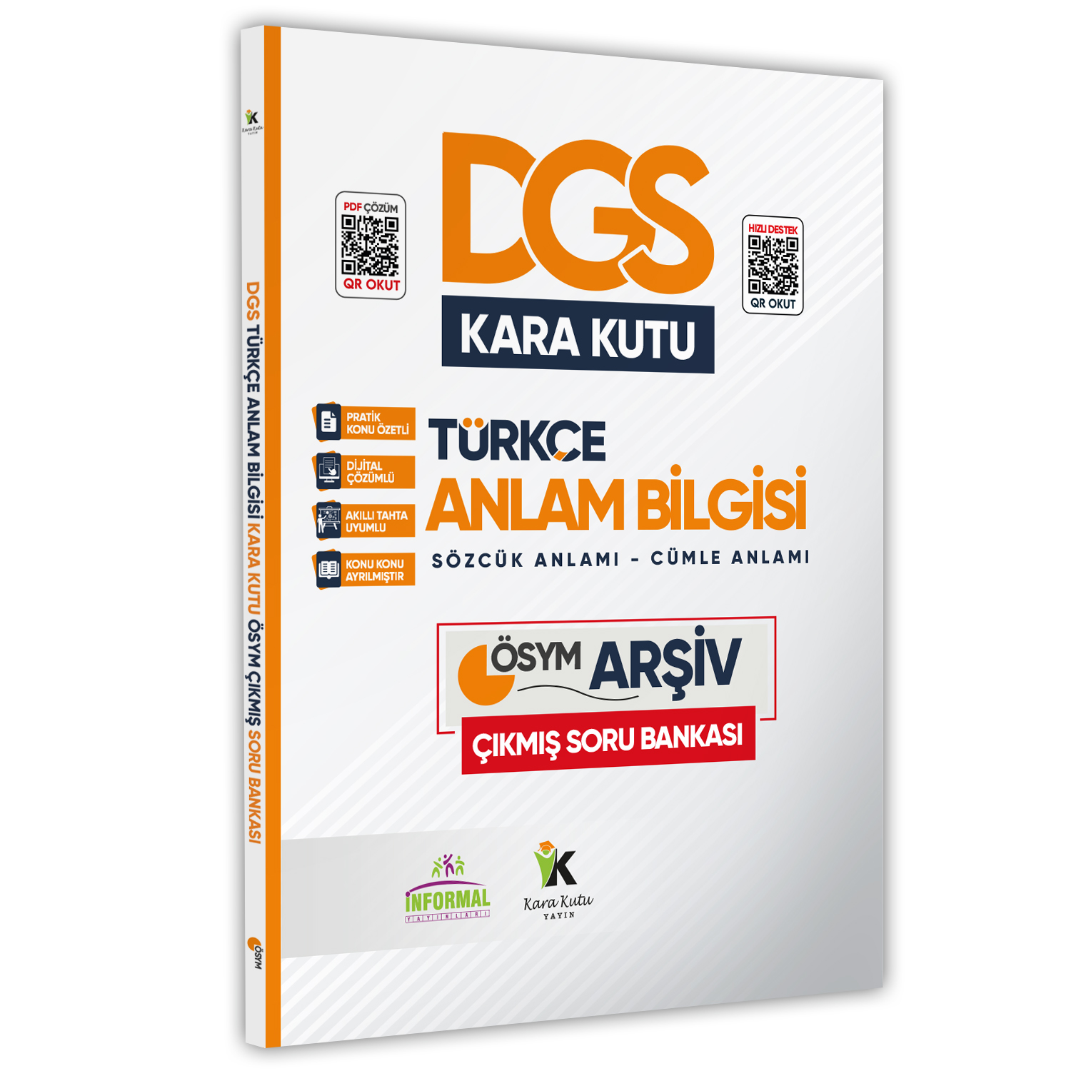 DGS Türkçenin Kara Kutusu ANLAM BİLGİSİ (Sözcük-Cümle)Dijital Çözümlü Konu Özetli Soru Bankası