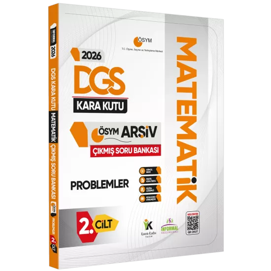 2026 DGS Kara Kutu Matematik 1.-2.Cilt ve Geometri 3lü ÖSYM Çıkmış Soru Bankası Konu Özetli Çözümlü