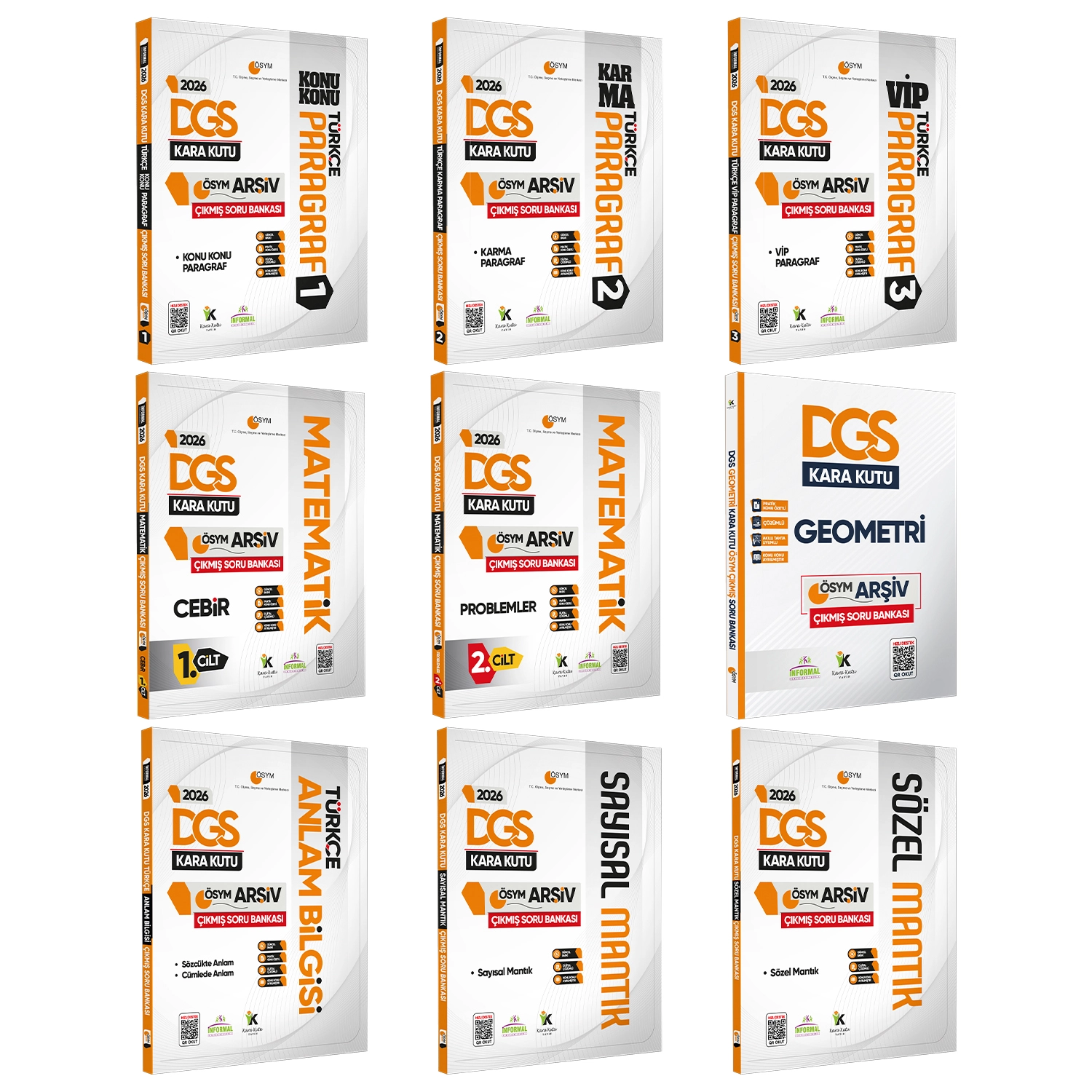 2026 DGSnin Kara Kutusu ÖSYM ARŞİV Çıkmış Soru Bankası ALTIN PAKET Konu Özetli Dijital Çözümlü