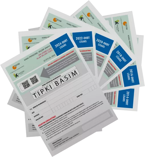 2026 KPSS-DHBT Lisans ÖSYM Çıkmış Soru Tıpkı Basım 6’lı Kitapçık Türkiye Geneli Deneme Paketi