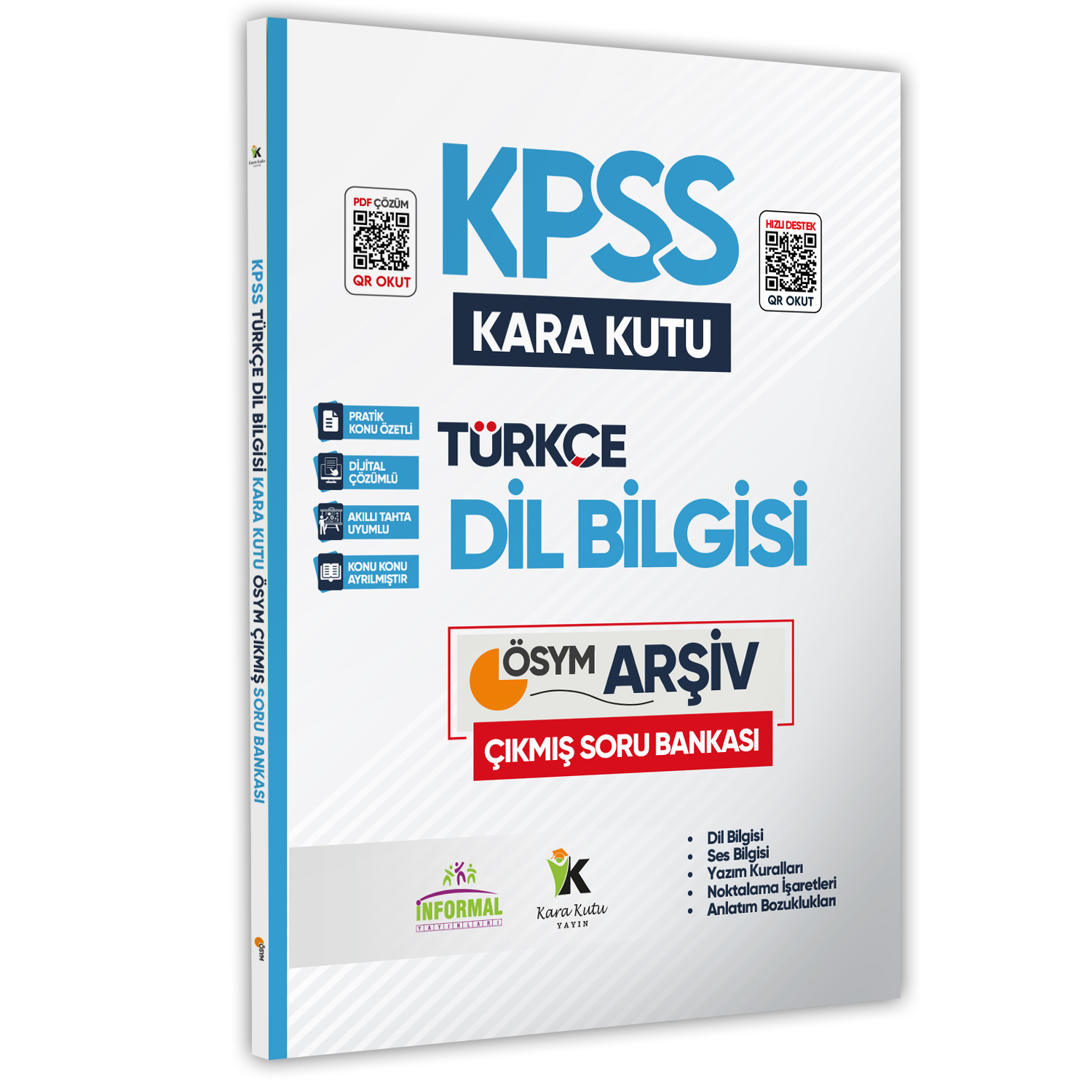 KPSS Türkçenin Kara Kutusu Dijital Çözümlü Konu Özetli Soru Bankası Altın Set