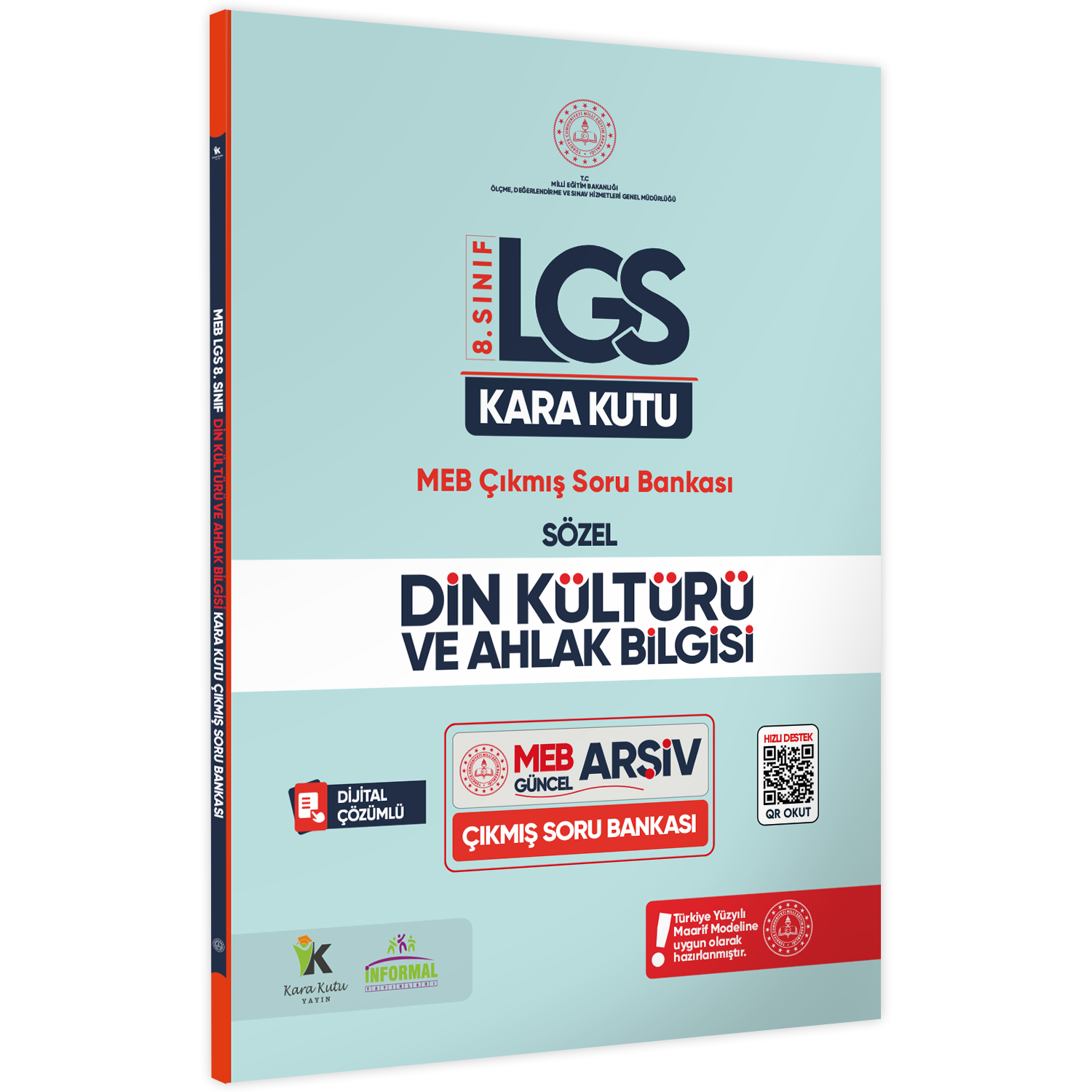 8.Sınıf LGS Din Kültürü ve Ahlak Bilgisinin Kara Kutusu Dijital Çözümlü Çıkmış Soru Bankası