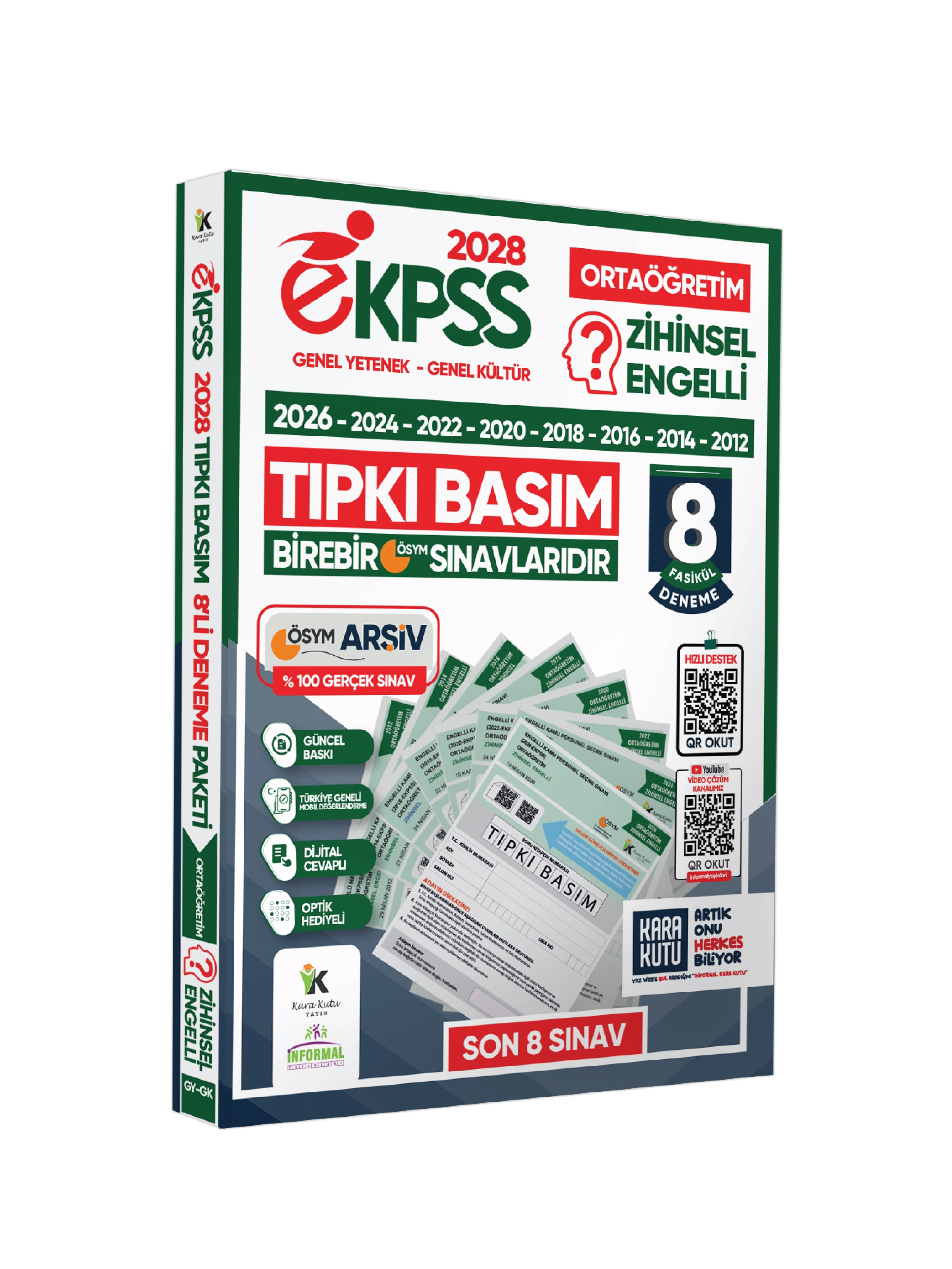 2028 EKPSS Ortaöğretim Zihinsel Engelli ÖSYM Çıkmış Soru Tıpkı