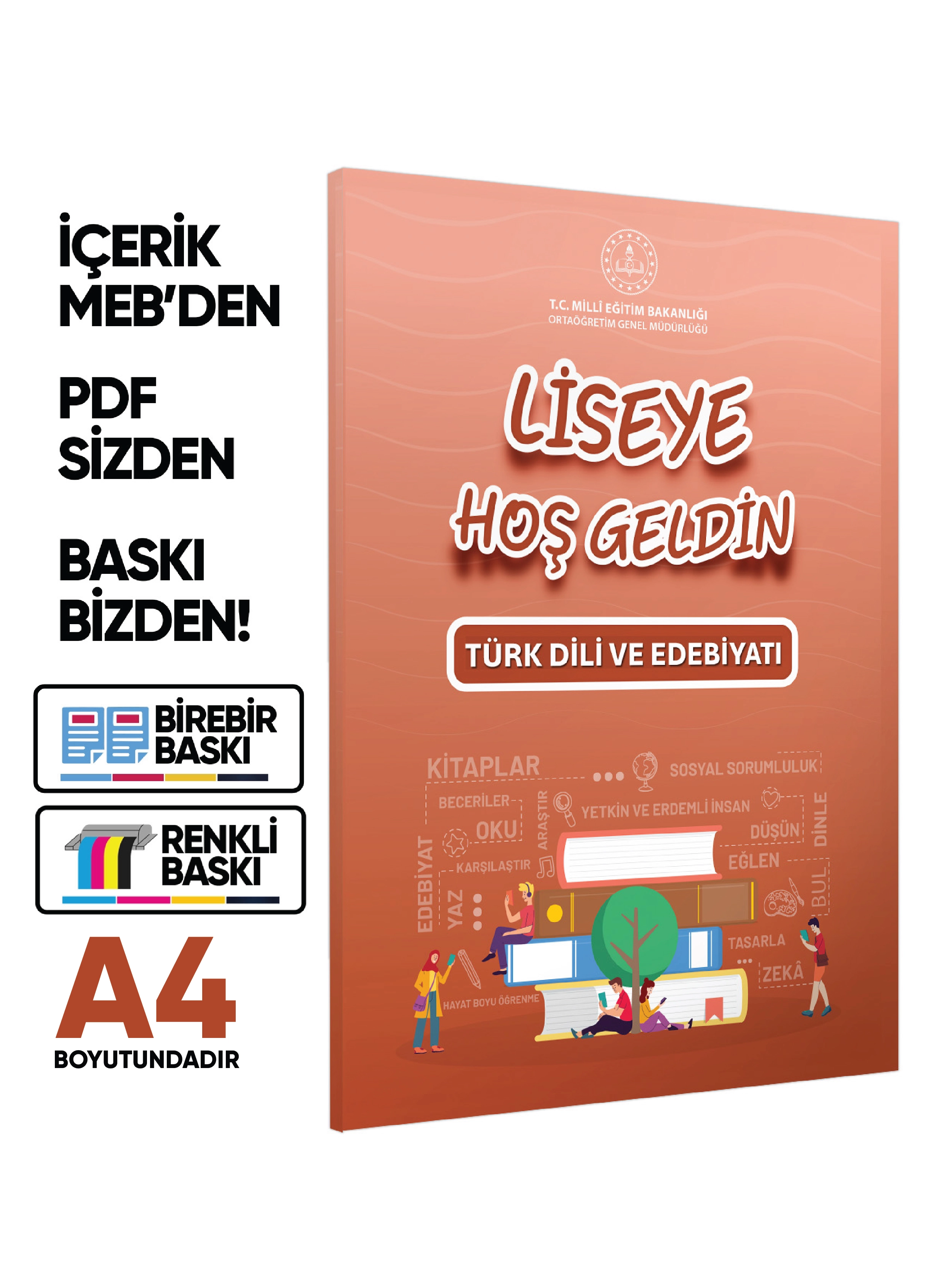 2027 MEBİ 11.Sınıf Maarif Modeli Yeni Müfredat LİSEYE HOŞGELDİN Edebiyat Kitabı BASKI ÜCRETİ