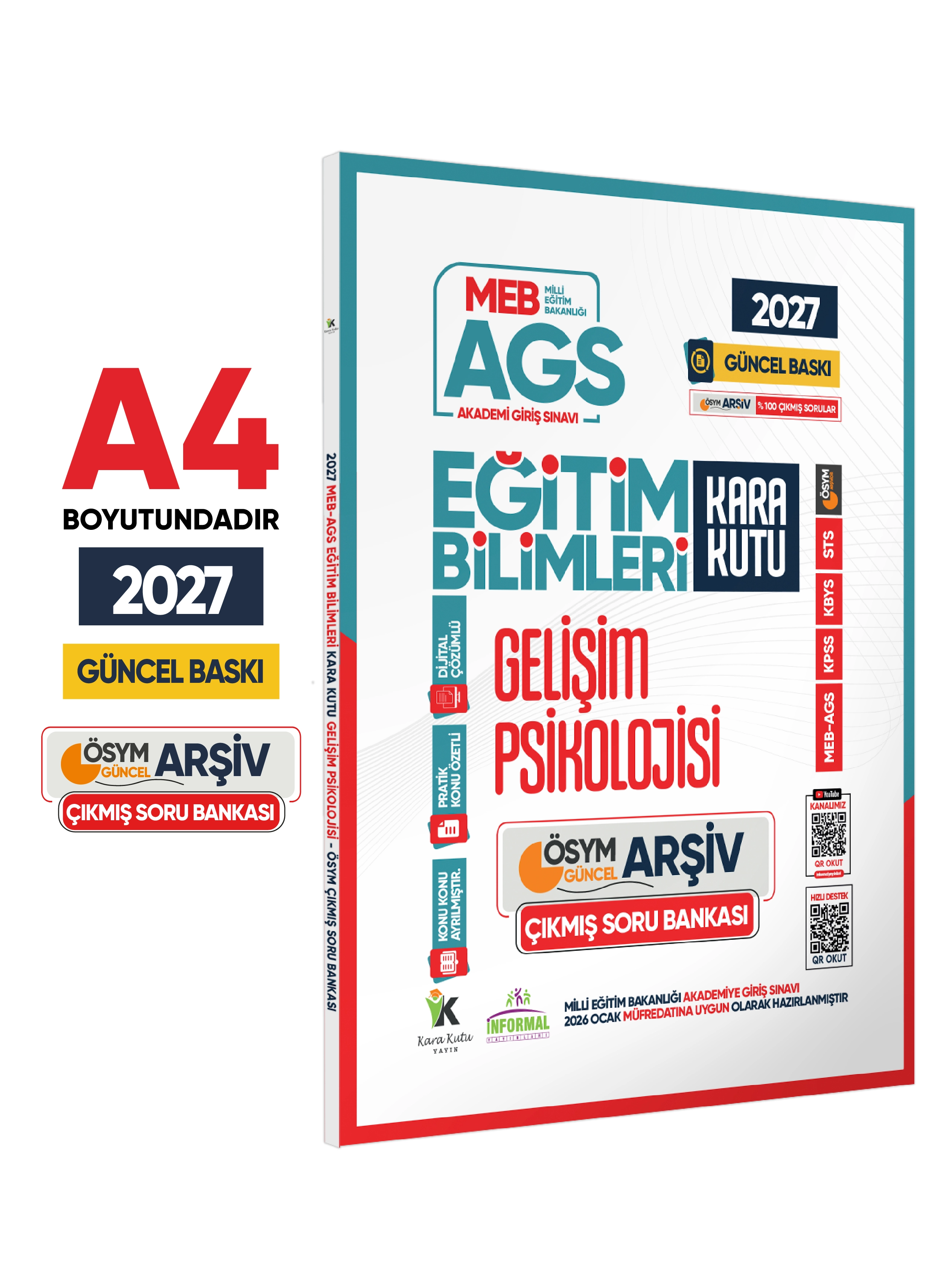 2027 MEB AGS Eğitim Bilimlerinin Kara Kutusu GELİŞİM PSİKOLOJİSİ ÖSYM Çıkmış Soru Bankası Çözümlü