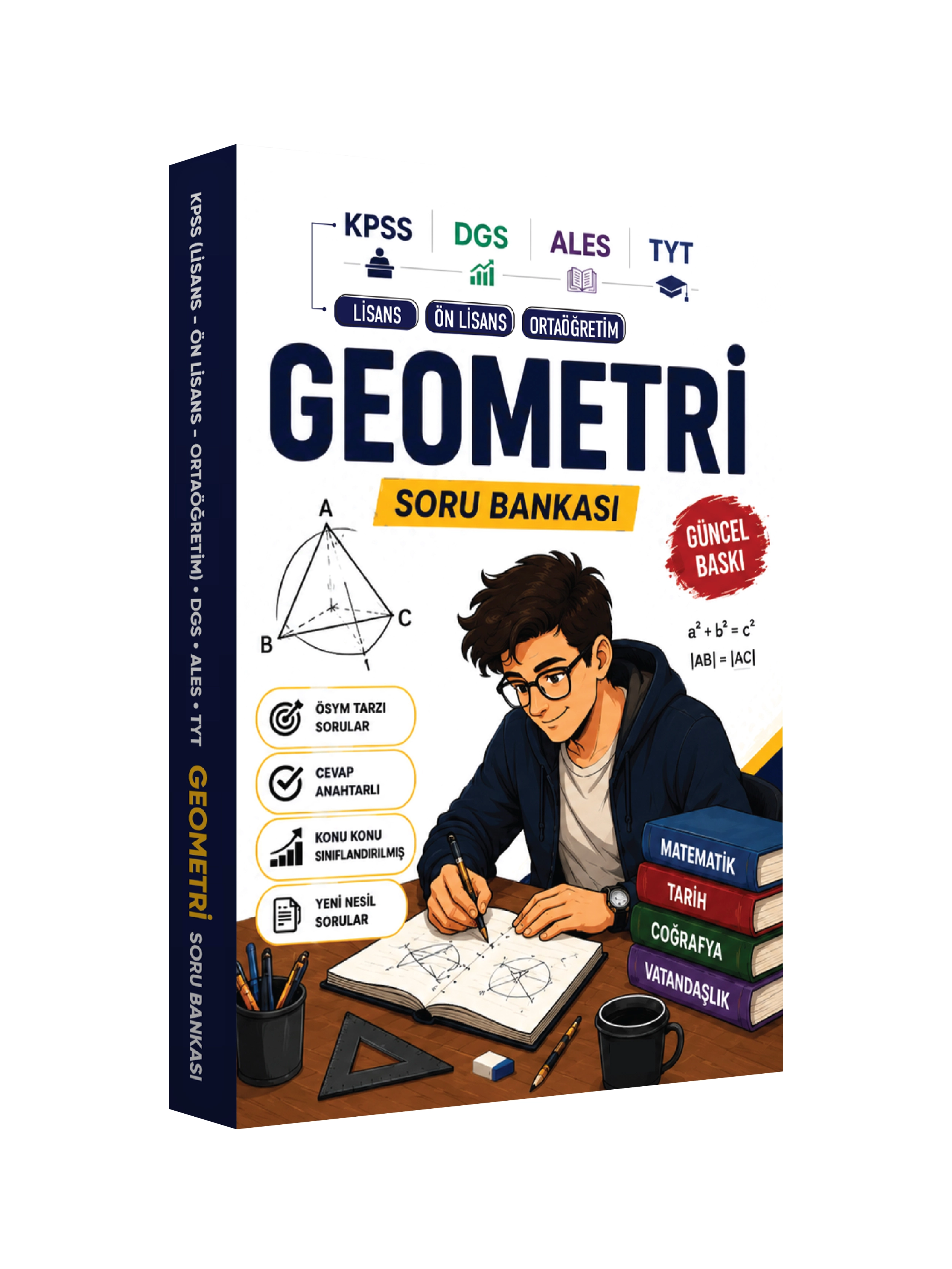 GEOMETRİ Anamorfik Soru Bankası KPSS-DGS-ALES-TYT ÖSYM Tarzı Yeni Nesil Çözümlü Sorular GÜNCEL BASKI