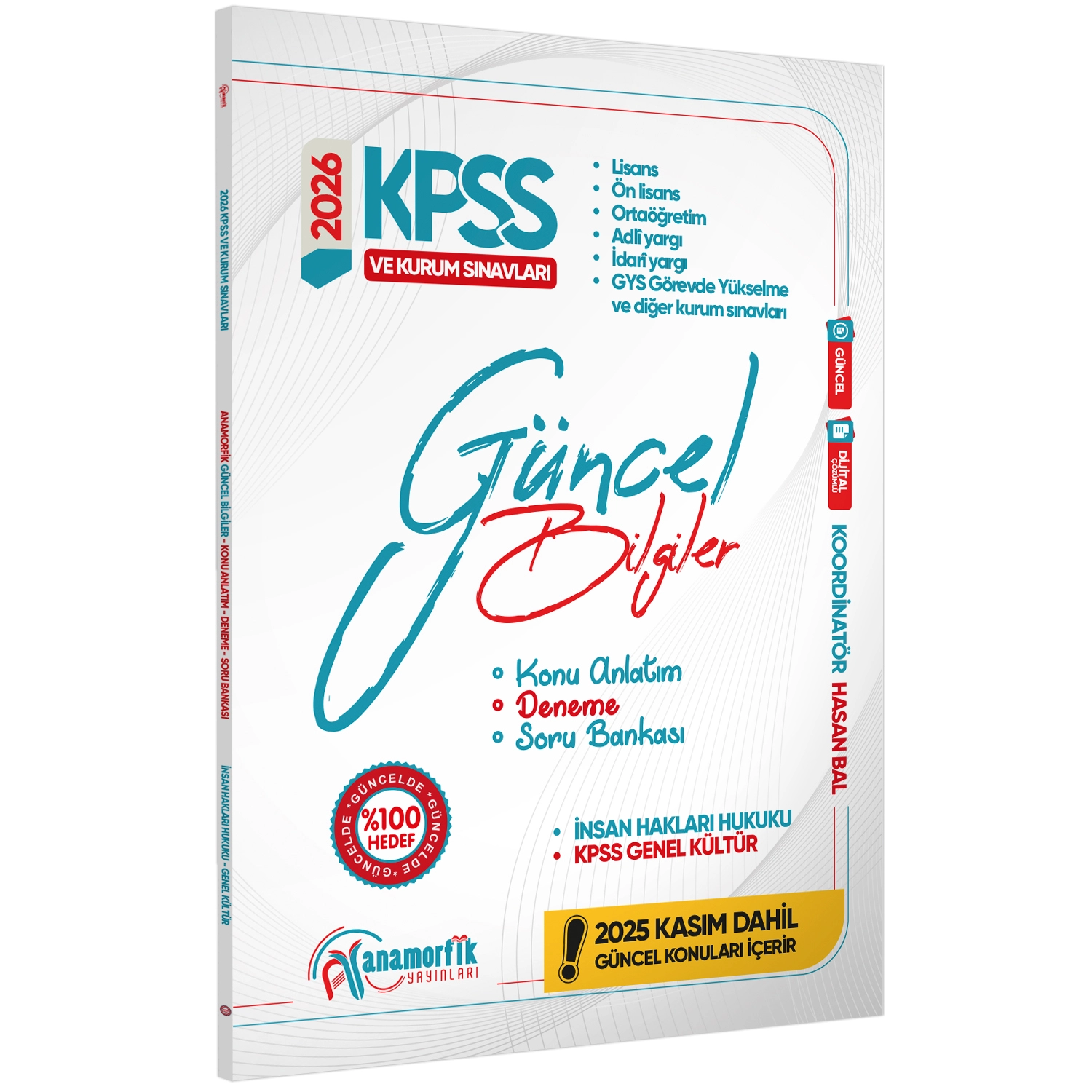 2026 KPSS Genel Kültür/Kurum Sınavları Güncel Bilgiler Konu Anlatım-Deneme-Soru Bankası DijitalÇözüm