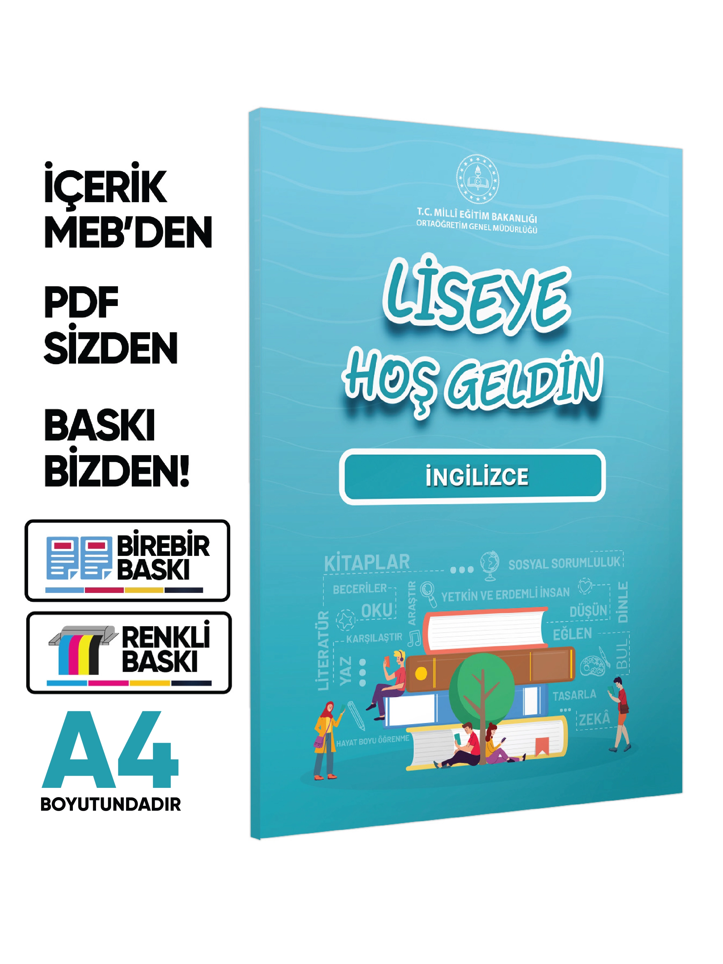 2027 MEBİ 11.Sınıf Maarif Modeli Yeni Müfredat LİSEYE HOŞGELDİN İngilizce Kitabı BASKI ÜCRETİ