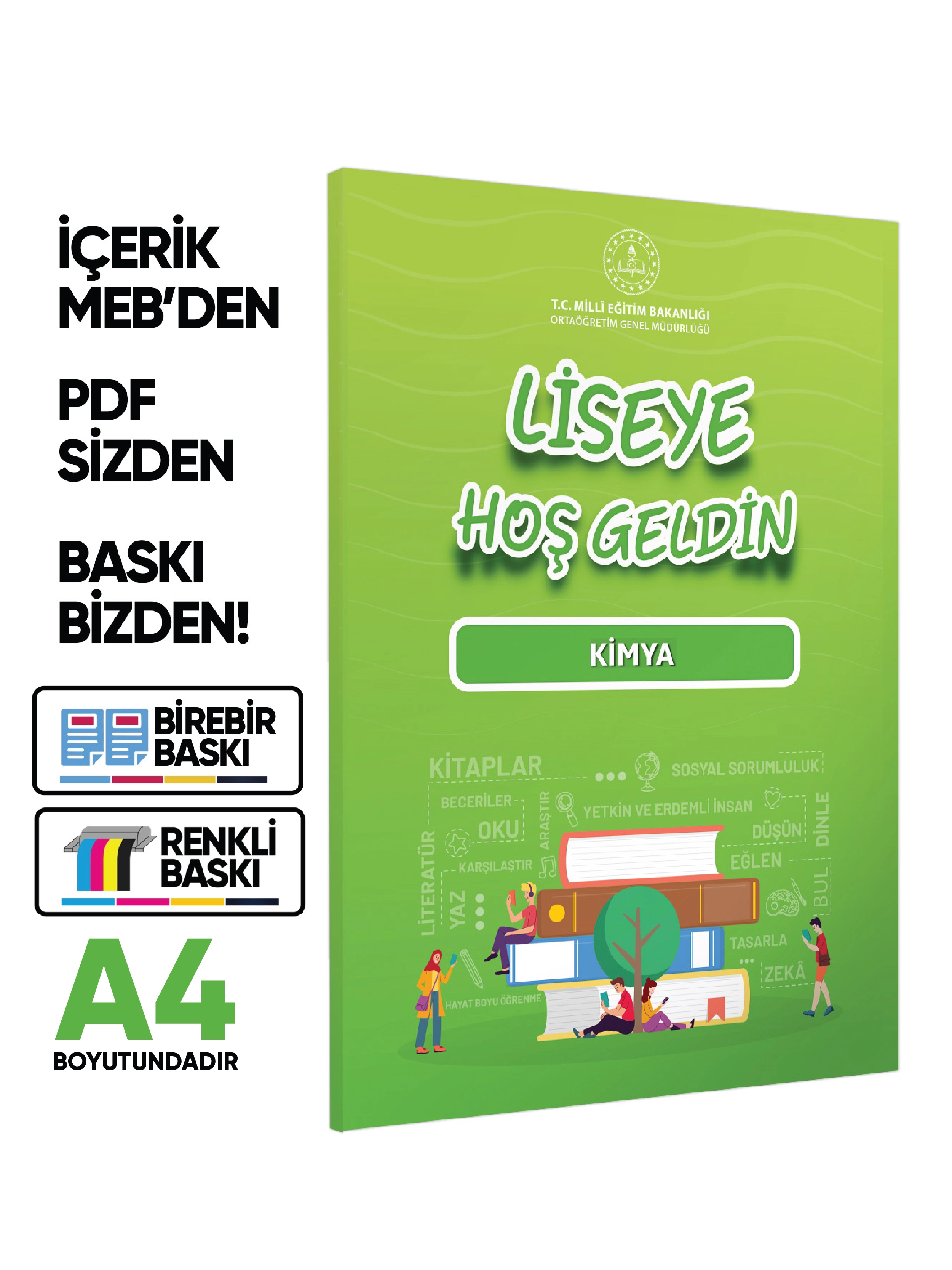 2027 MEBİ 10.Sınıf Maarif Modeli Yeni Müfredat LİSEYE HOŞGELDİN Kimya Kitabı BASKI ÜCRETİ
