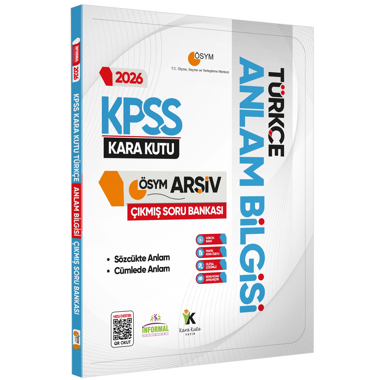 2026 KPSS Kara Kutu GENEL YETENEK ALTIN SET ÖSYM Çıkmış 10 Soru Bankası Konu Özeti Dijital Çözümlü