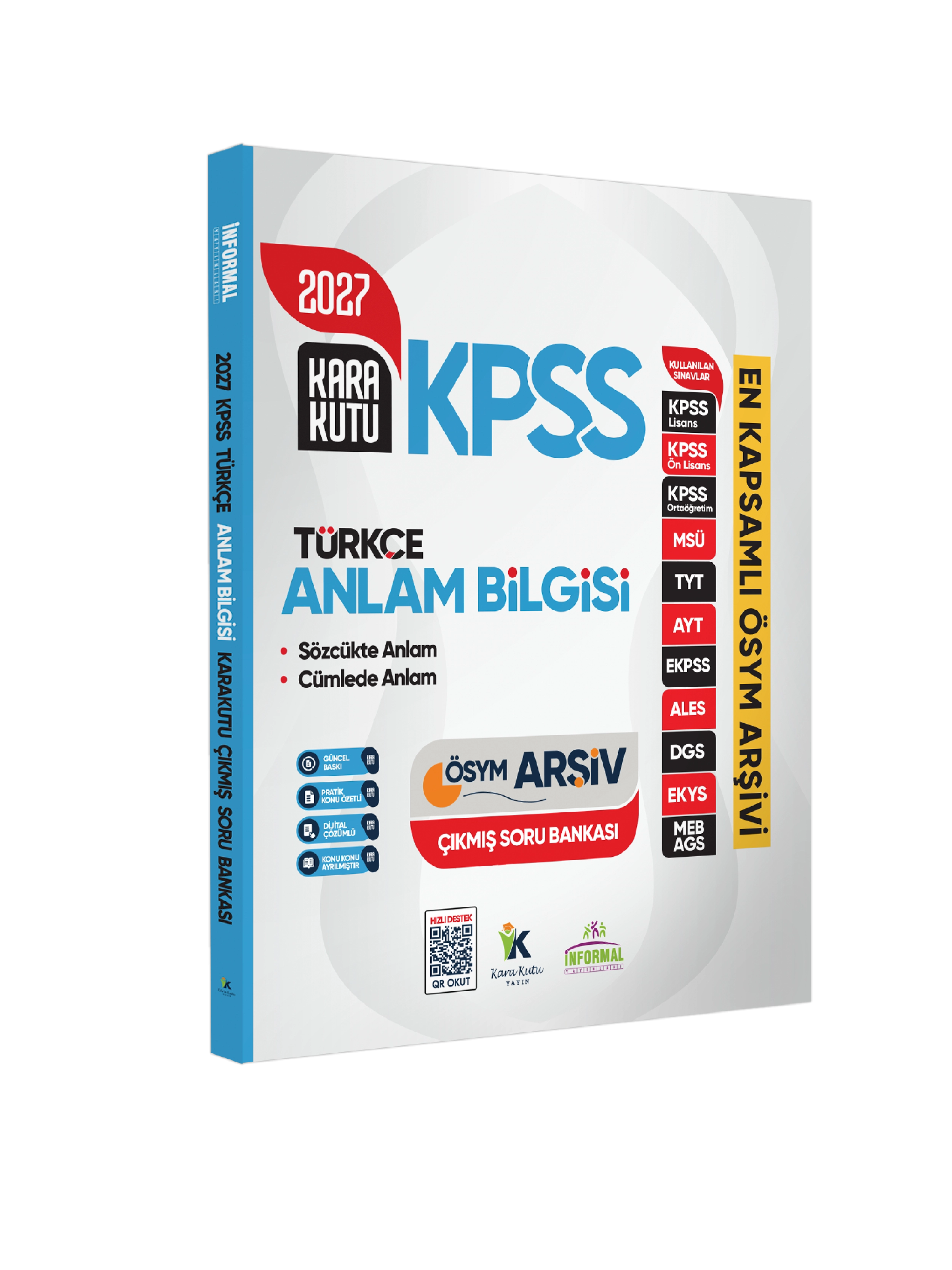 2027 KPSS Türkçenin Kara Kutusu ANLAM BİLGİSİ (Sözcük-Cümle) ÖSYM Çıkmış Çözümlü Soru Bankası