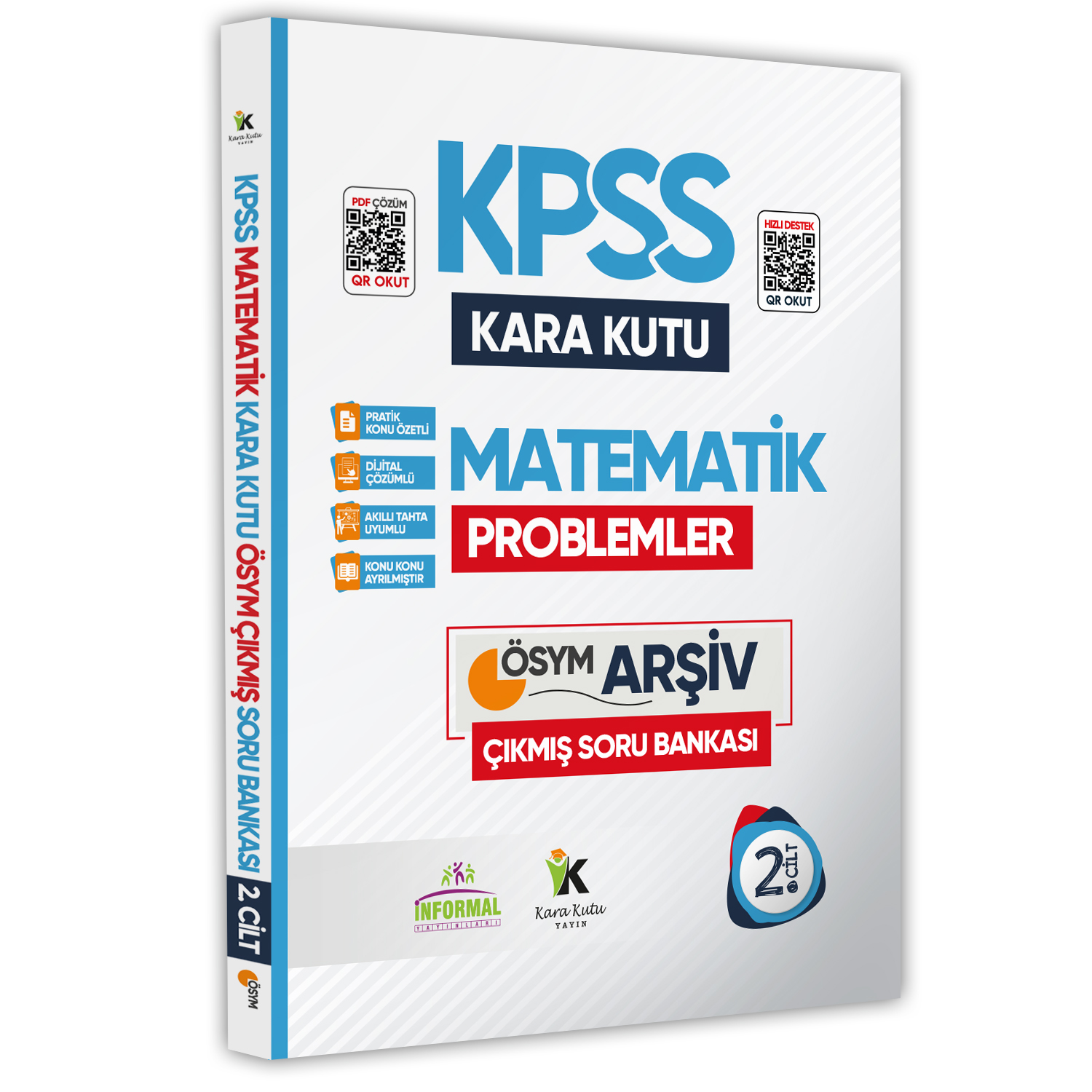 KPSS Matematik Kara Kutu 2.cilt PROBLEM En Kapsamlı Çıkmış S.Bankası Konu Özetli Dijital Çözümlü