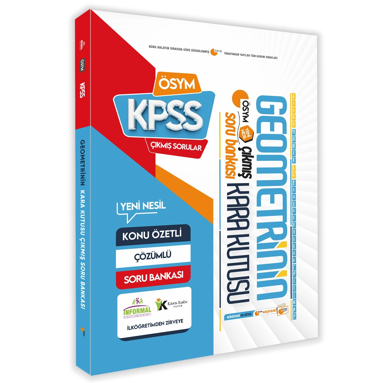 KPSS Önlisans/Ortaöğretim Matematik 1.-2.Cilt ve Geometrinin Kara Kutusu En Kapsamlı SB Altın Set