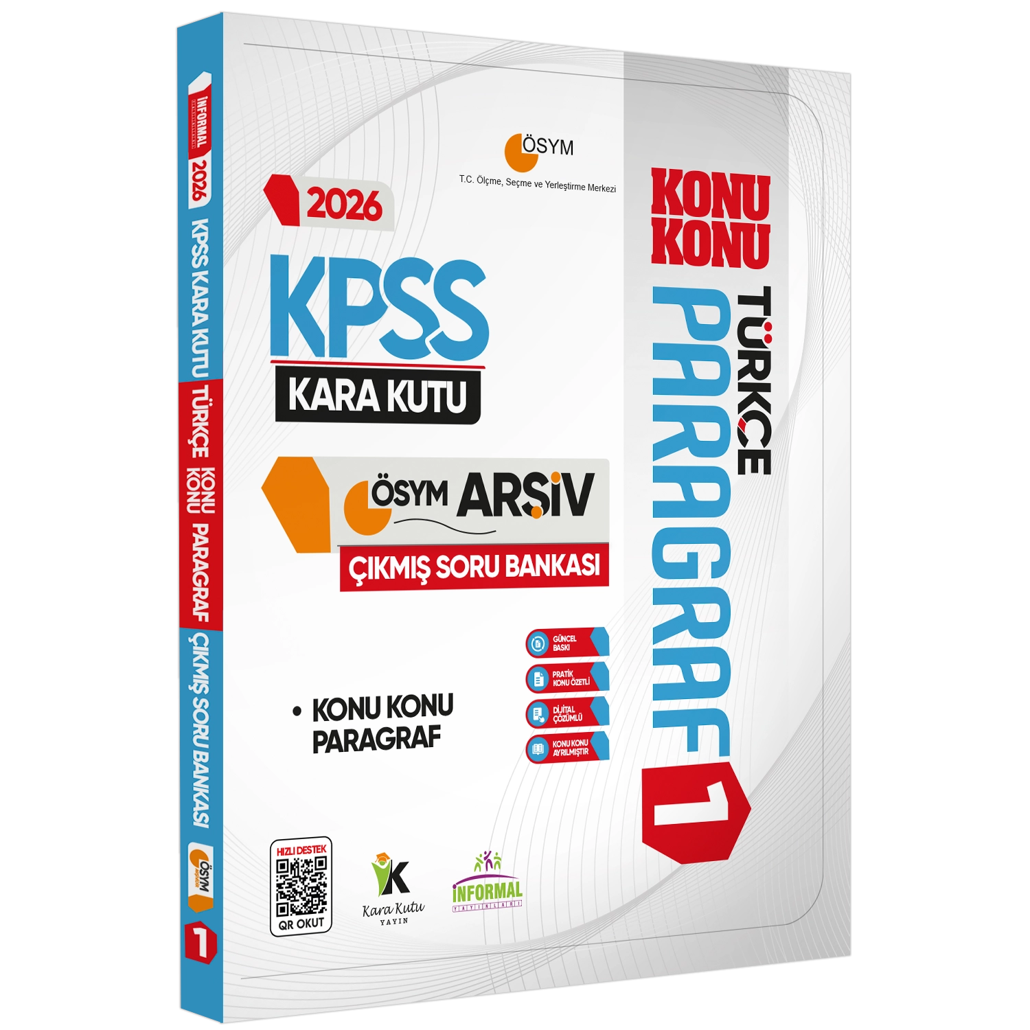 2026 KPSS Kara Kutu GENEL YETENEK ALTIN SET ÖSYM Çıkmış 10 Soru Bankası Konu Özeti Dijital Çözümlü