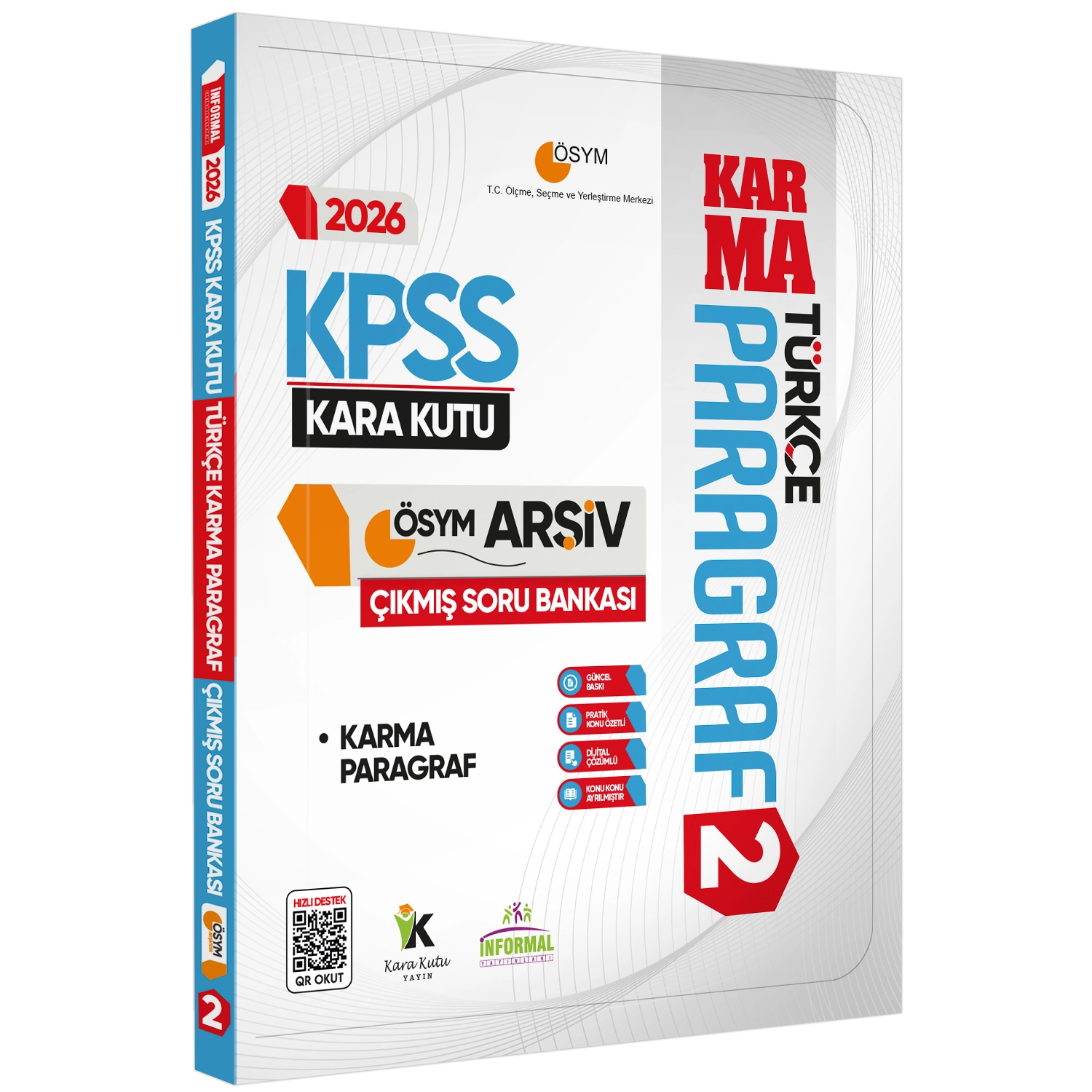 2026 KPSS Kara Kutu GENEL YETENEK ALTIN SET ÖSYM Çıkmış 10 Soru Bankası Konu Özeti Dijital Çözümlü