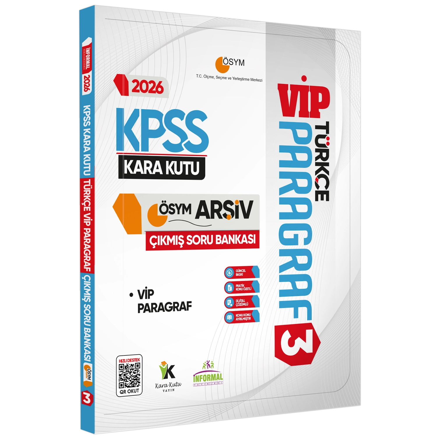 2026 KPSSnin Kara Kutusu GY-GK ÖSYM Çıkmış Soru Bankası ALTIN PAKET Konu Ö. Dijital Çözümlü SET (Geometri Hediyemizdir.)