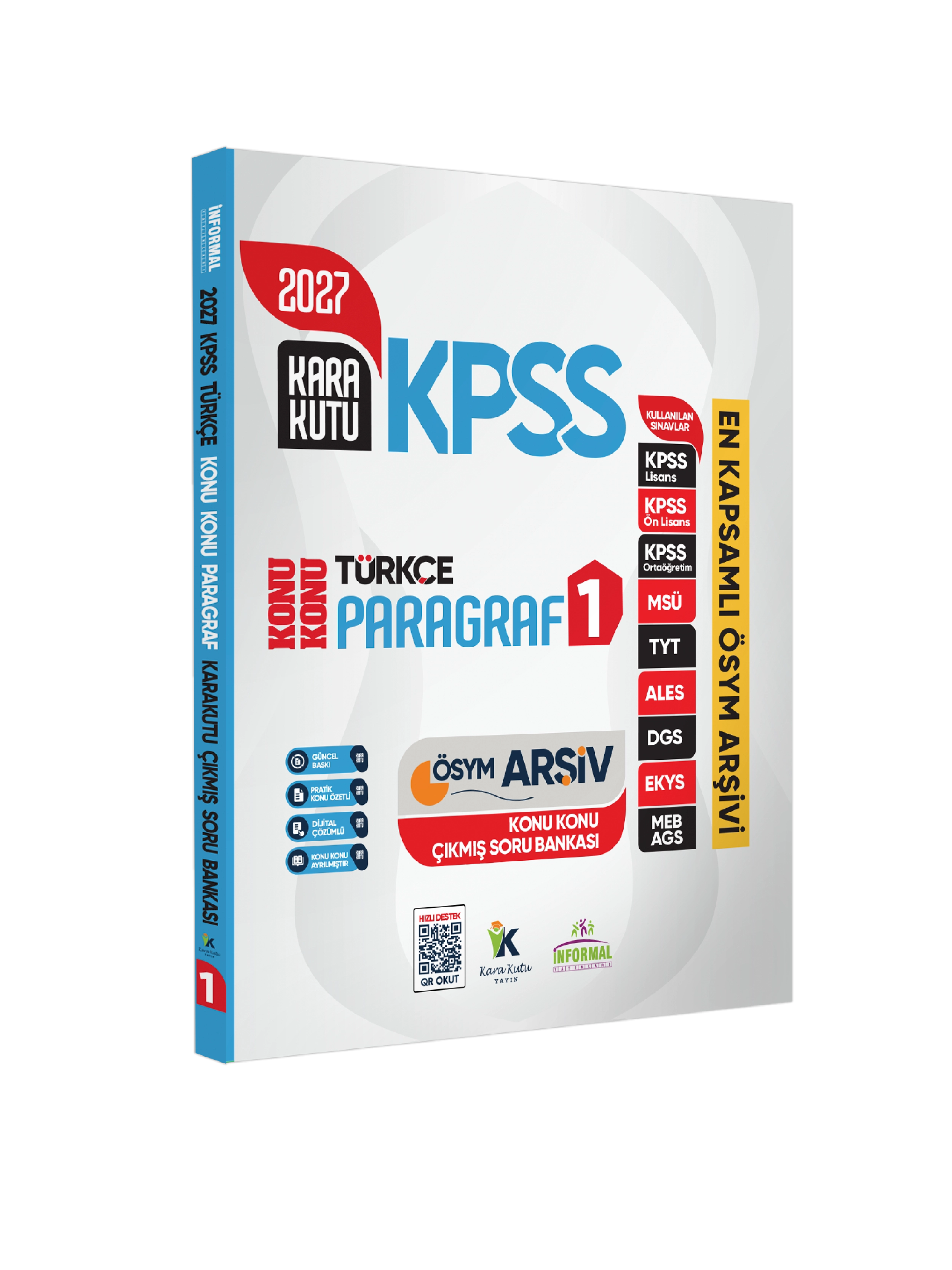 2027 KPSS Türkçenin Kara Kutusu PARAGRAF 1 KONU KONU ÖSYM Çıkmış Soru Bankası Konu Özetli Çözümlü