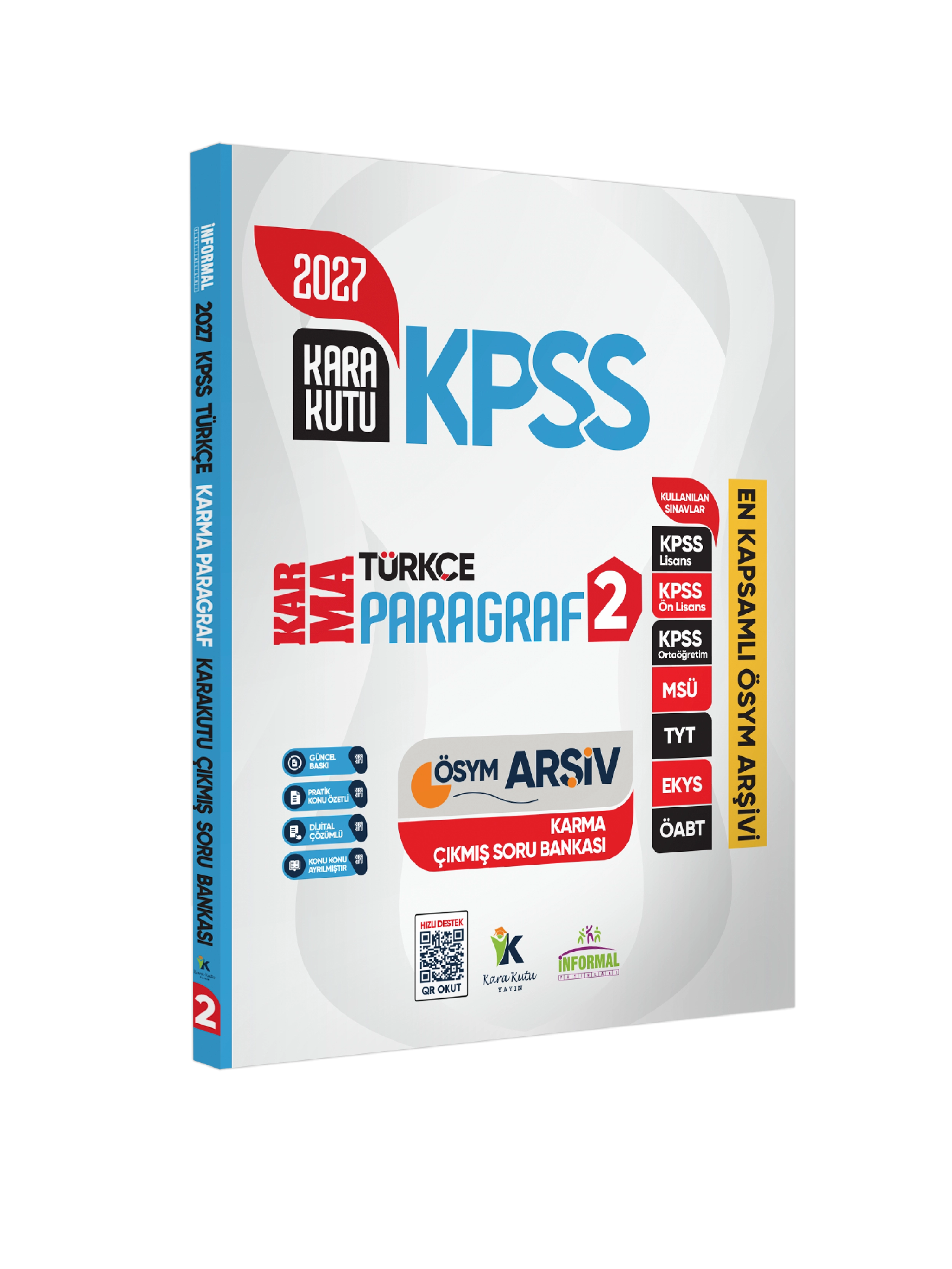 2027 KPSS Türkçenin Kara Kutusu PARAGRAF 2 KARMA ÖSYM Çıkmış Soru Bankası Konu Özetli Çözümlü