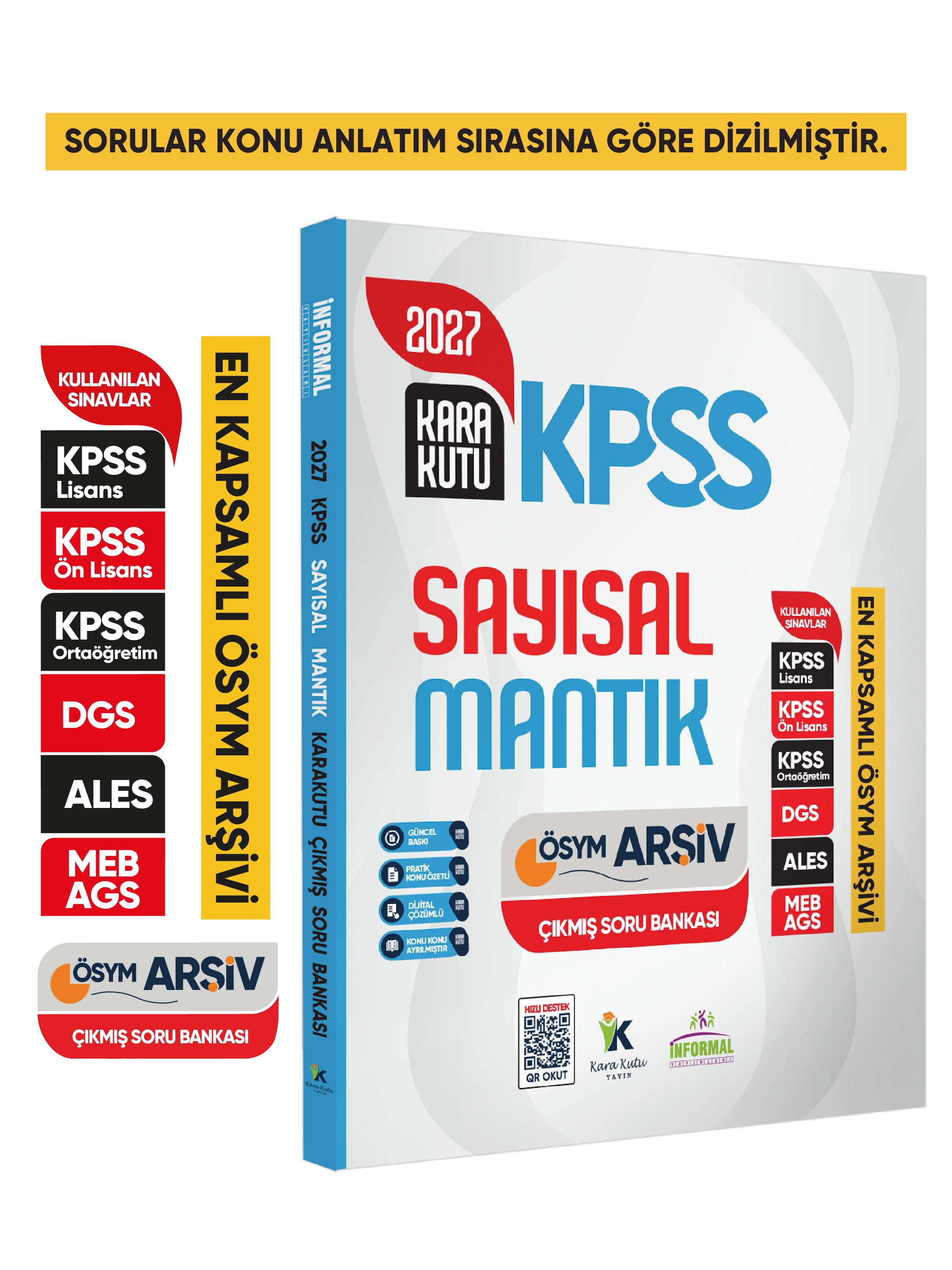 2027 KPSS SAYISAL MANTIK Kara Kutu ÖSYM Çıkmış Soru Havuzu Bankası Konu Özetli Dijital Çözümlü