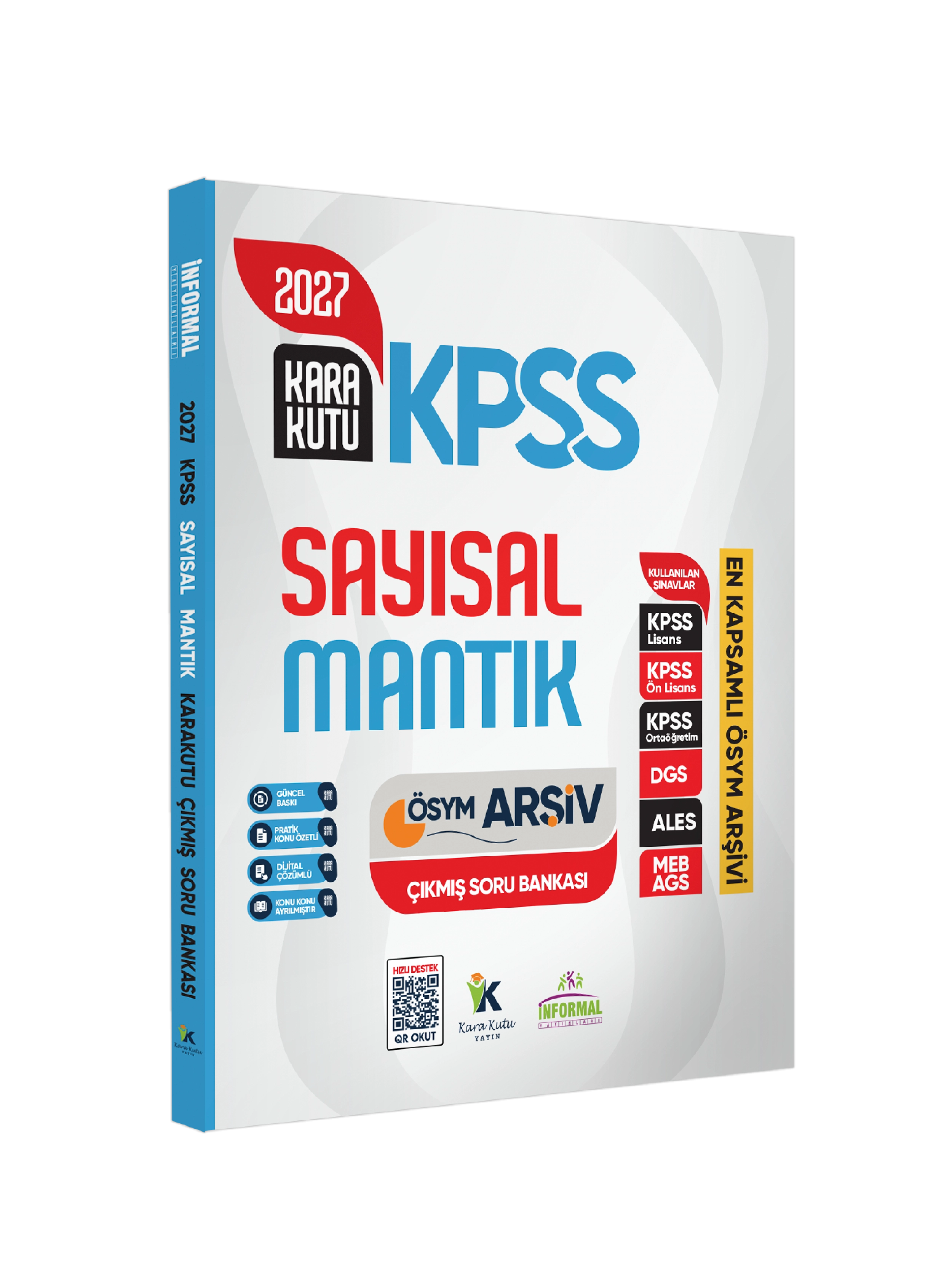 2027 KPSS SAYISAL MANTIK Kara Kutu ÖSYM Çıkmış Soru Havuzu Bankası Konu Özetli Dijital Çözümlü