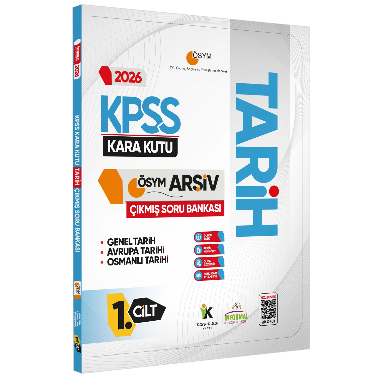 2026 KPSS KaraKutu GENEL KÜLTÜR 5li ALTIN SET ÖSYM Çıkmış Soru Bankası Konu Özetli Dijital Çözümlü