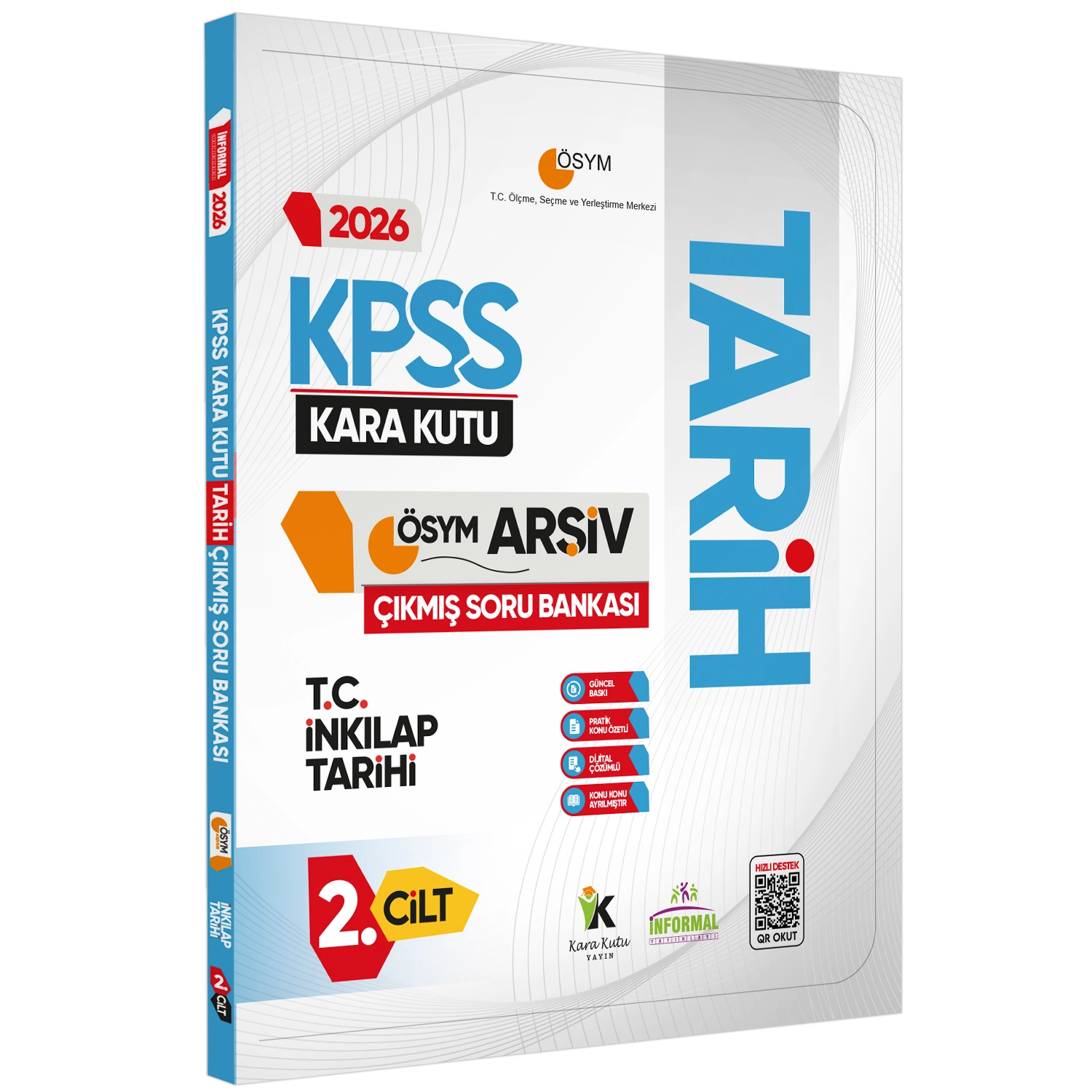 2026 KPSSnin Kara Kutusu GY-GK ÖSYM Çıkmış Soru Bankası ALTIN PAKET Konu Ö. Dijital Çözümlü SET (Geometri Hediyemizdir.)