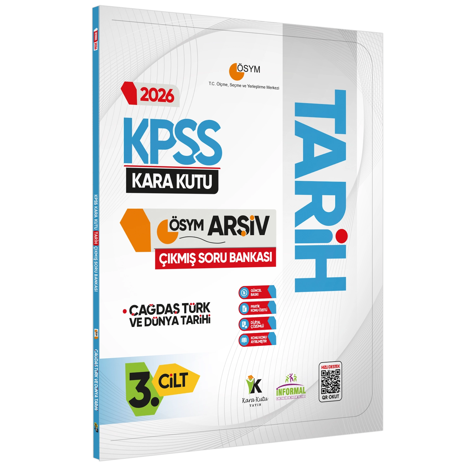 2026 KPSSnin Kara Kutusu GY-GK ÖSYM Çıkmış Soru Bankası ALTIN PAKET Konu Ö. Dijital Çözümlü SET (Geometri Hediyemizdir.)