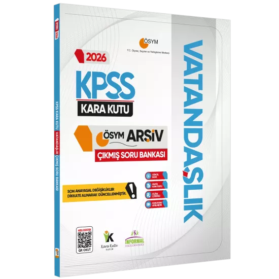 2026 KPSS Genel Kültür Vatandaşlık Kara Kutu Soru Bankası ve Manifesto Çözümlü Branş Deneme 2li Seti