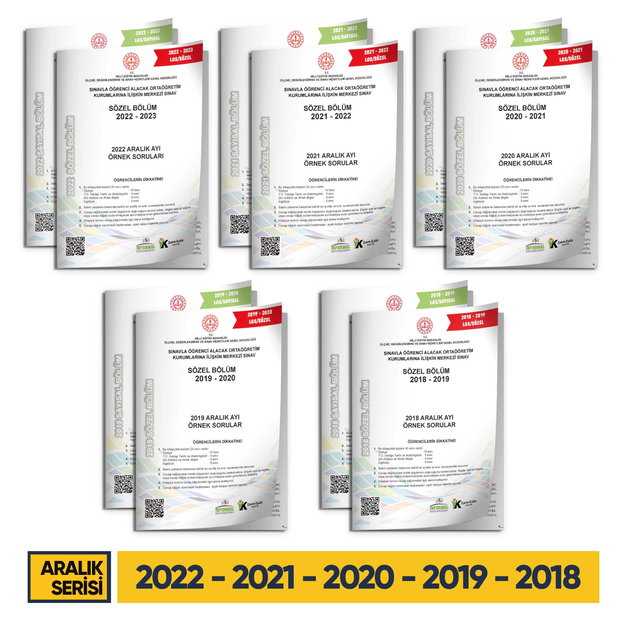 2026 8.Sınıf LGS Aralık Ayı MEB Örnek Soru Tıpkı Basım 5li Sarmal Deneme Paketi Dijital Çözümlü