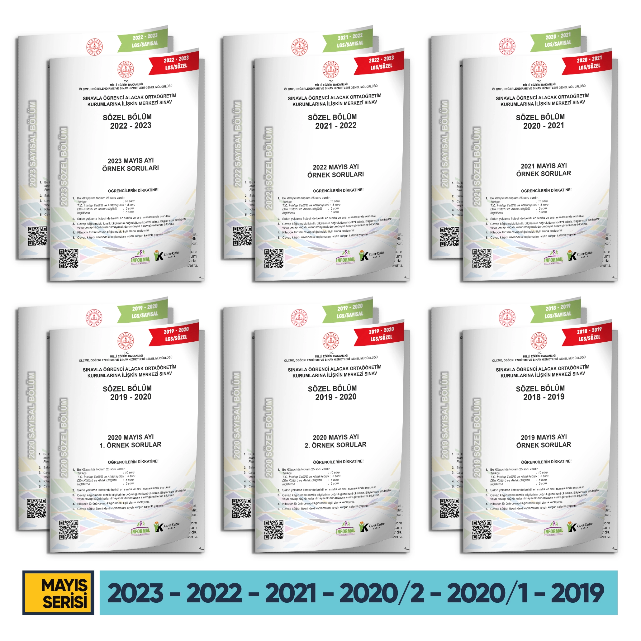 2026 8.Sınıf LGS Mayıs Ayı MEB Örnek Soru Tıpkı Basım 6lı Sarmal Deneme Paketi Dijital Çözümlü