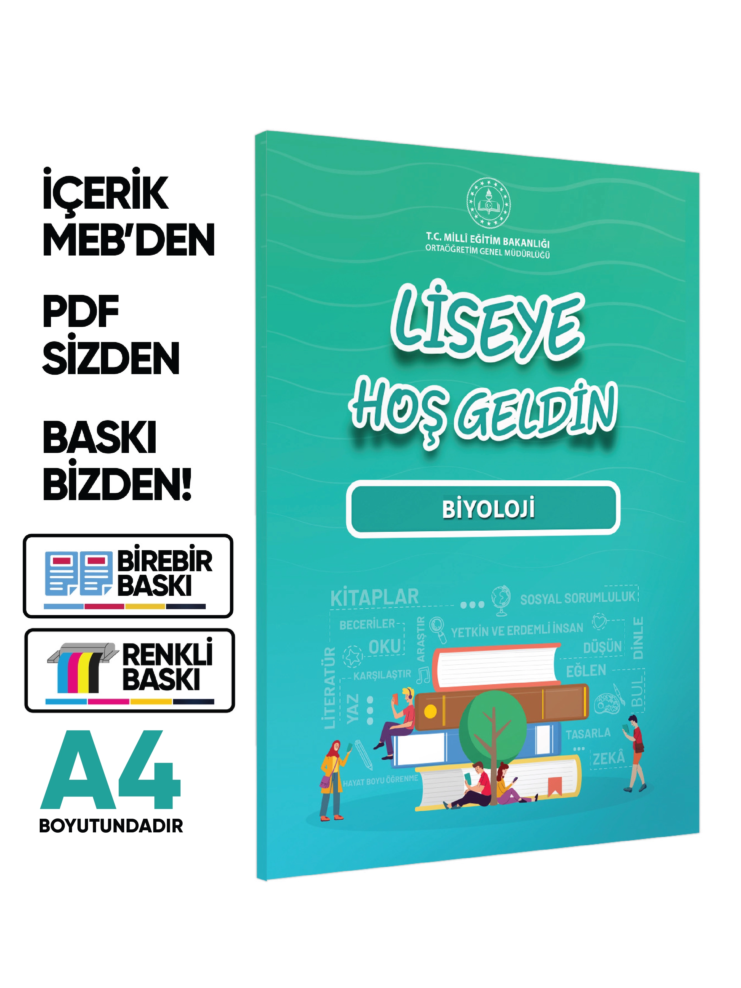2027 MEBİ 9.Sınıf Maarif Modeli Yeni Müfredat LİSEYE HOŞGELDİN Biyoloji Kitabı BASKI ÜCRETİ