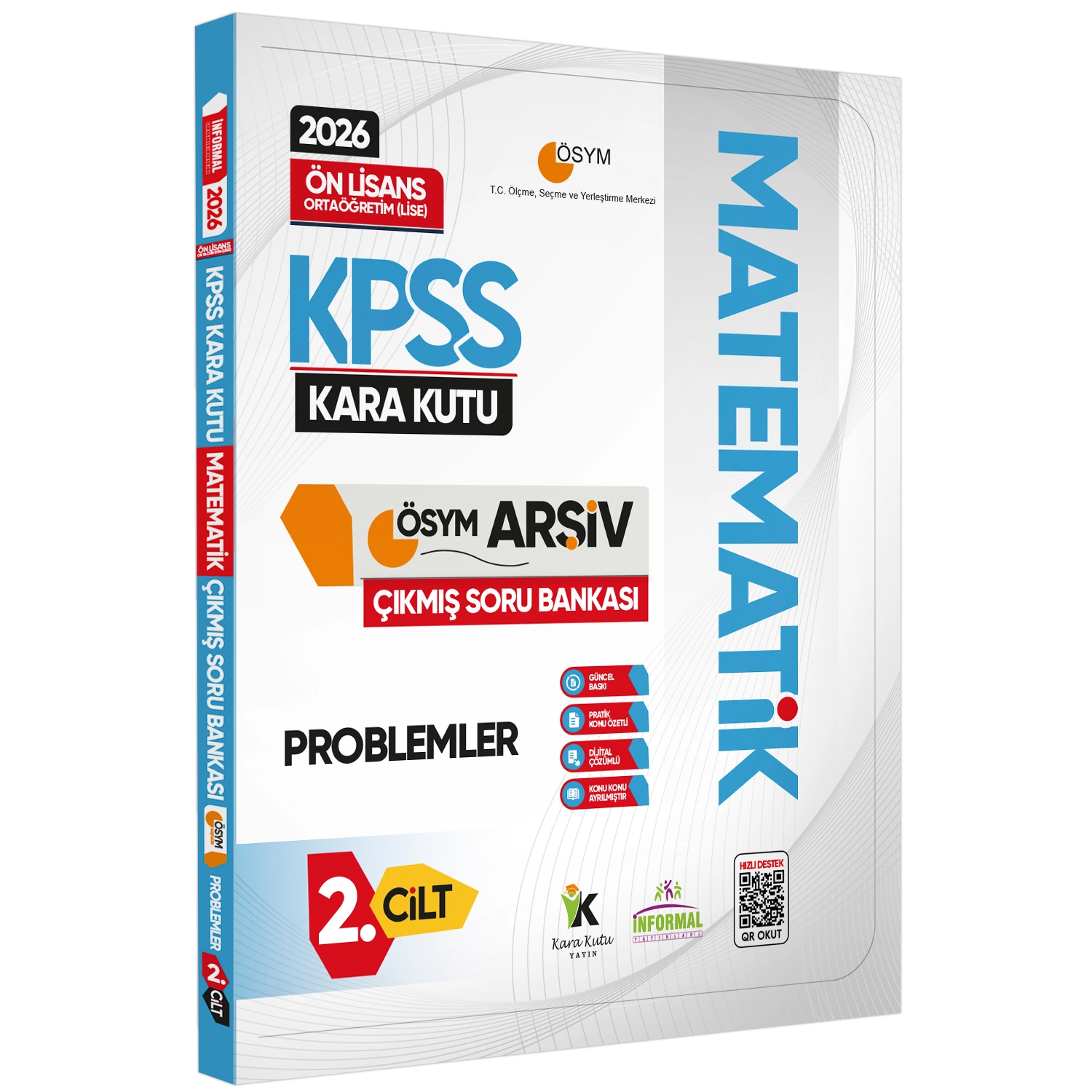 2026 KPSS Önlisans ALTIN PAKET GY-GK Kara Kutu ÖSYM Çıkmış Soru Bankası Konu Ö. Dijital Çözümlü SET