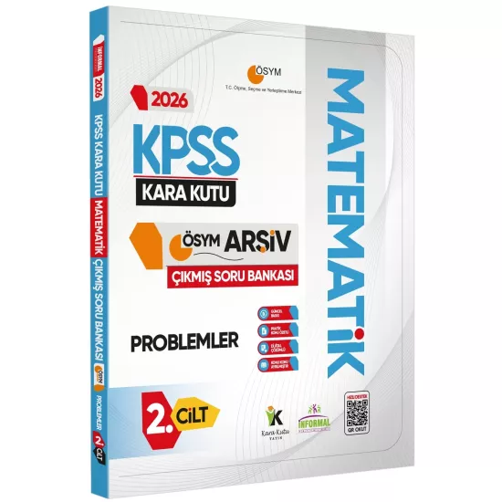 2026 KPSS Kara Kutu Matematik 1.-2.Cilt ve Geometri 3lü ÖSYM Çıkmış Soru Bankası Konu Özetli Çözümlü